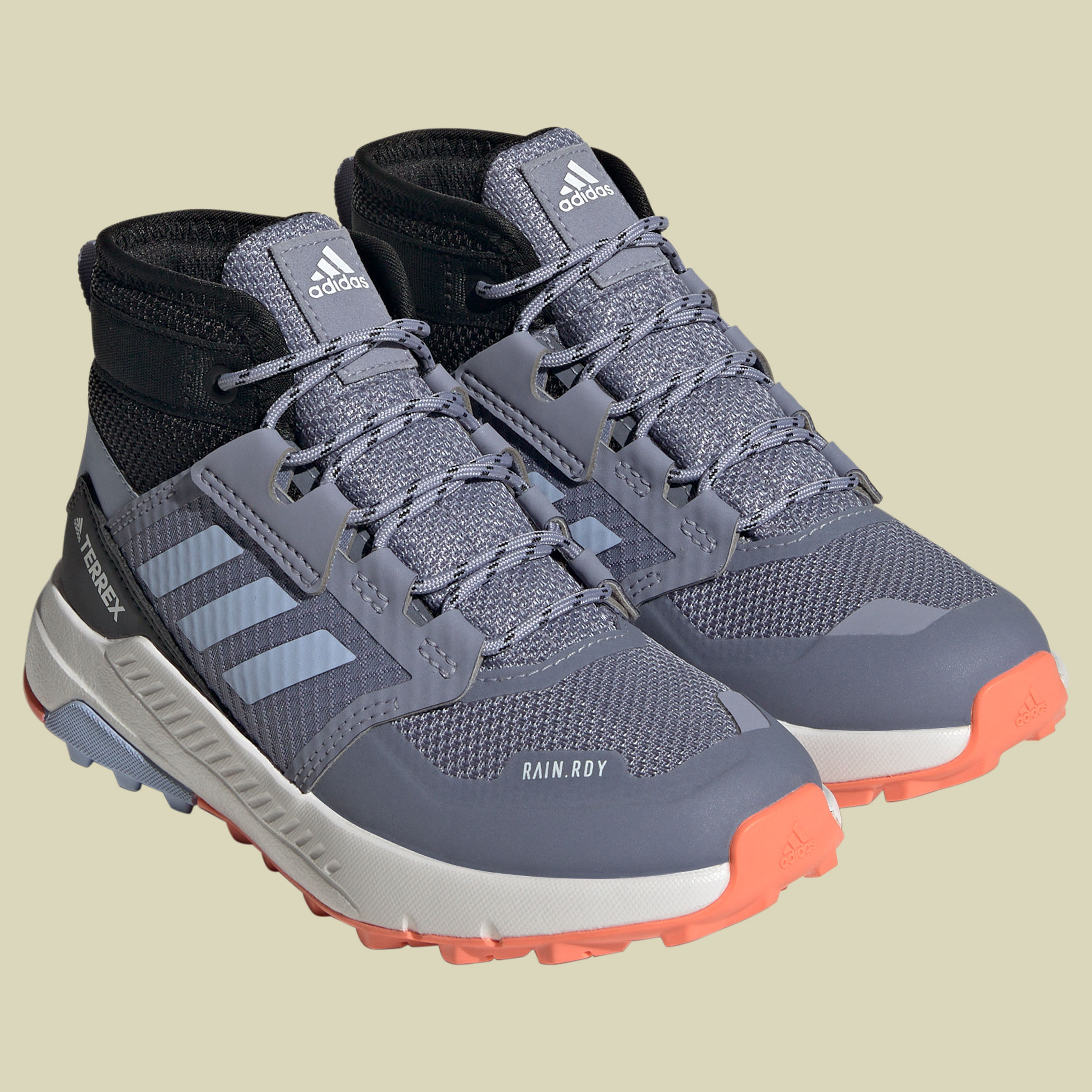 Terrex Trailmaker Mid RAIN.RDY Kids Größe 29 Farbe silver violet/blue dawn/core black