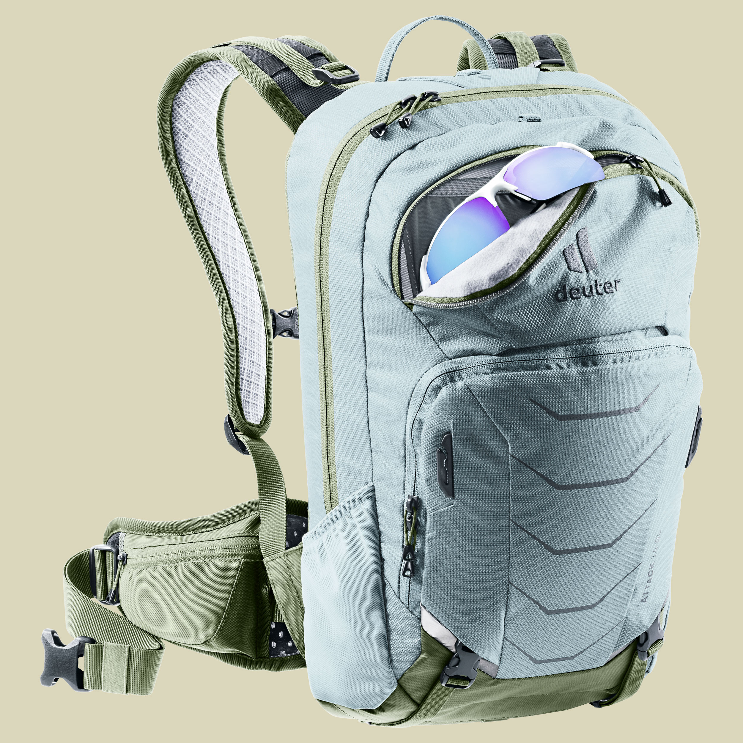 Attack 14 SL Volumen 14 Farbe sage-khaki