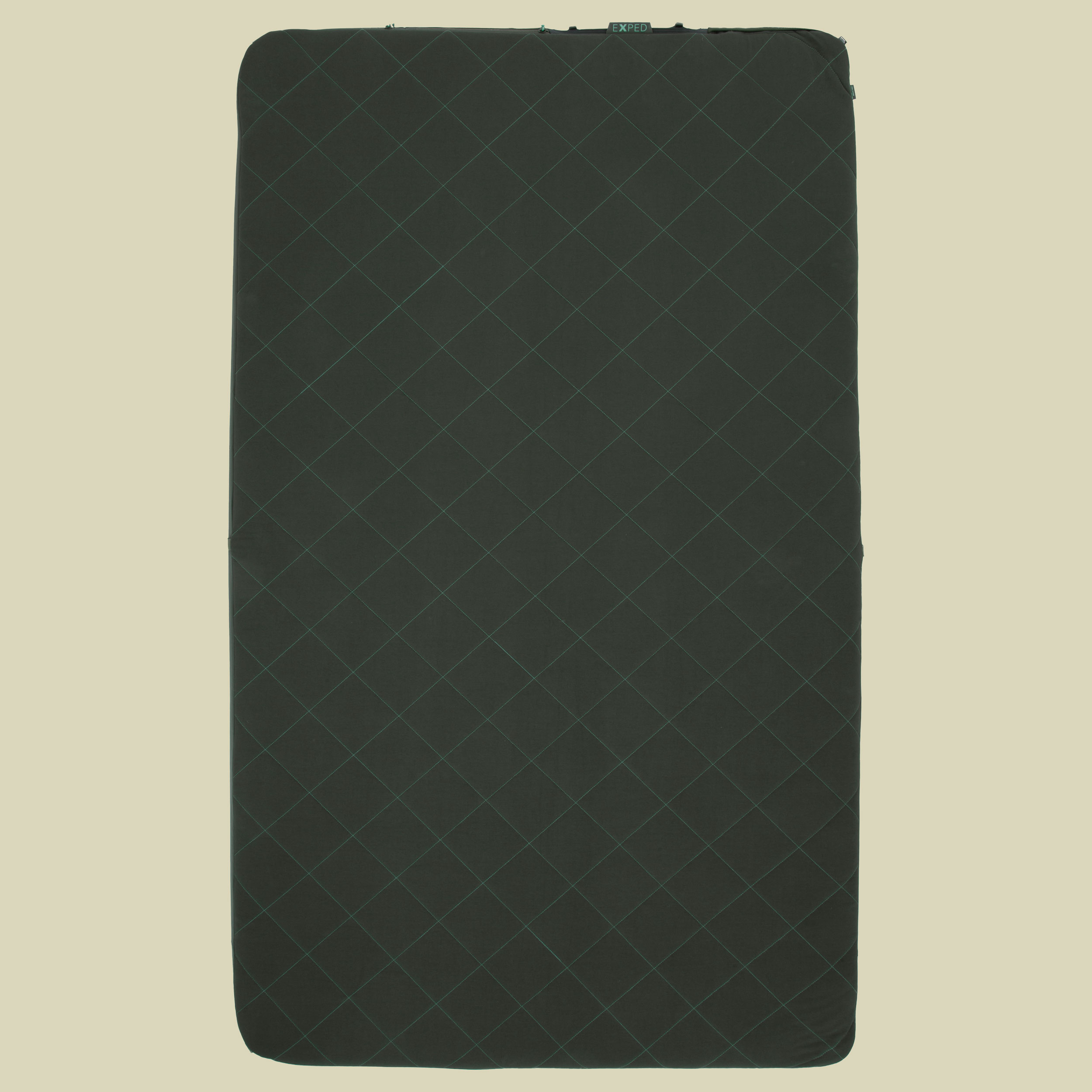 LuxeMat Duo M 183 x 104 x 10 cm grün- moraine