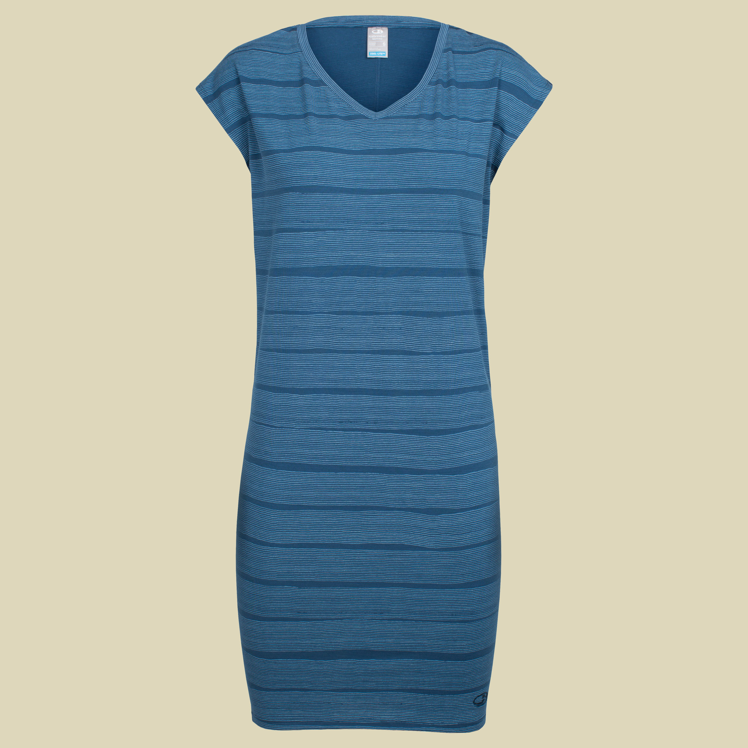 Yanni Tee Dress Women Größe S Farbe combed lines prussion blue/snow