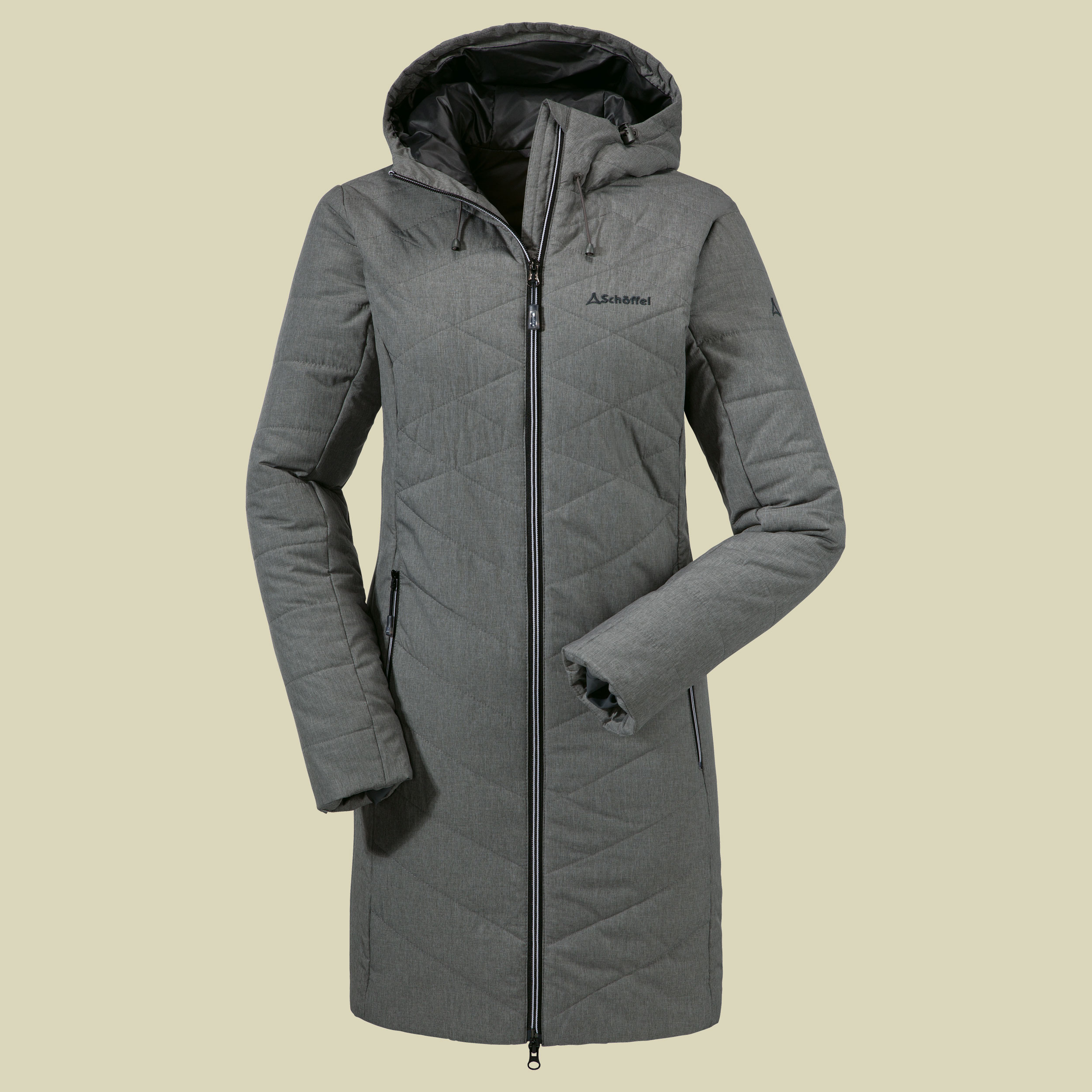 Ventloft Coat Pokhara Women Größe 34 Farbe mittelgrau melange