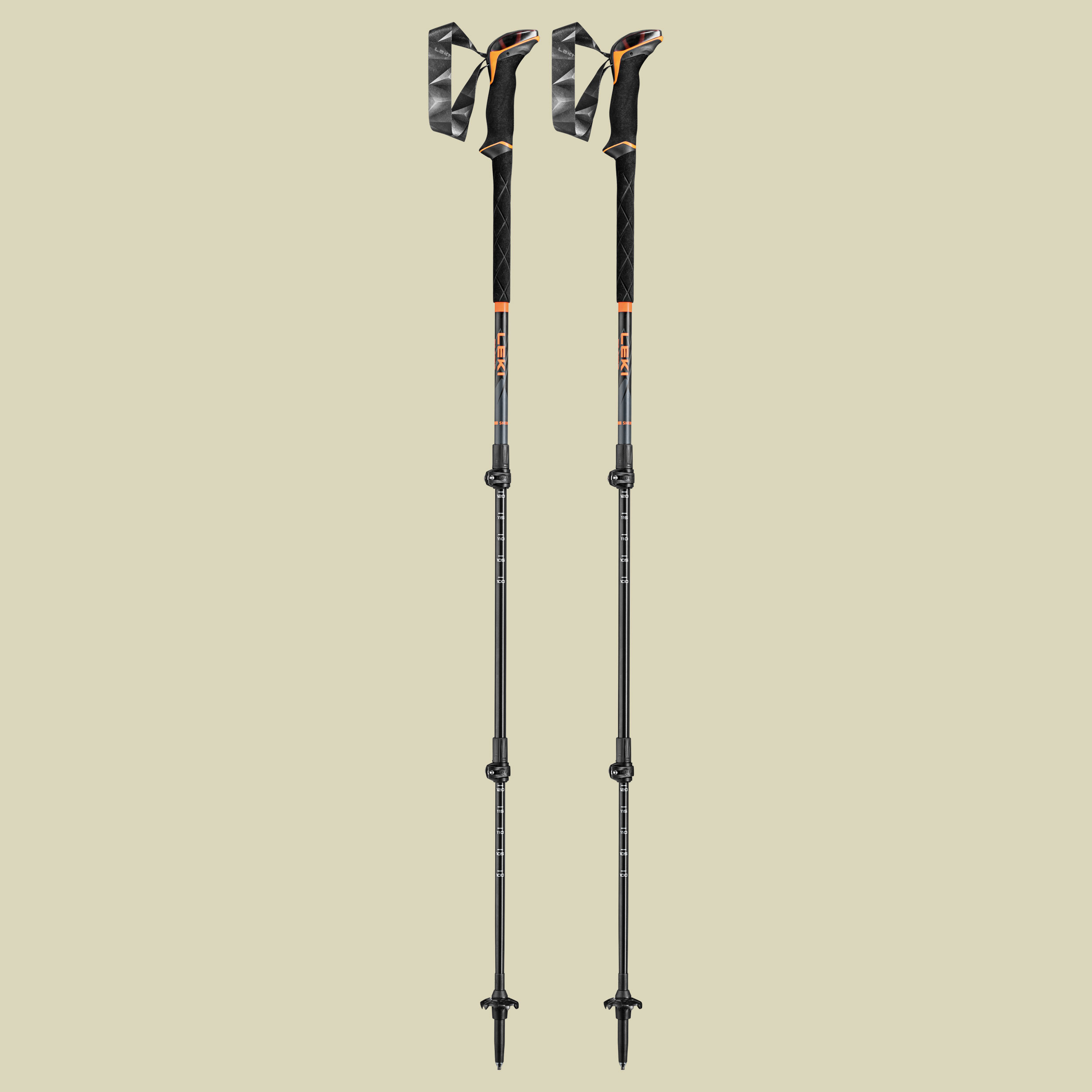 Sherpa Lite Länge 100 - 135 cm Farbe neonorange-black-denimblue