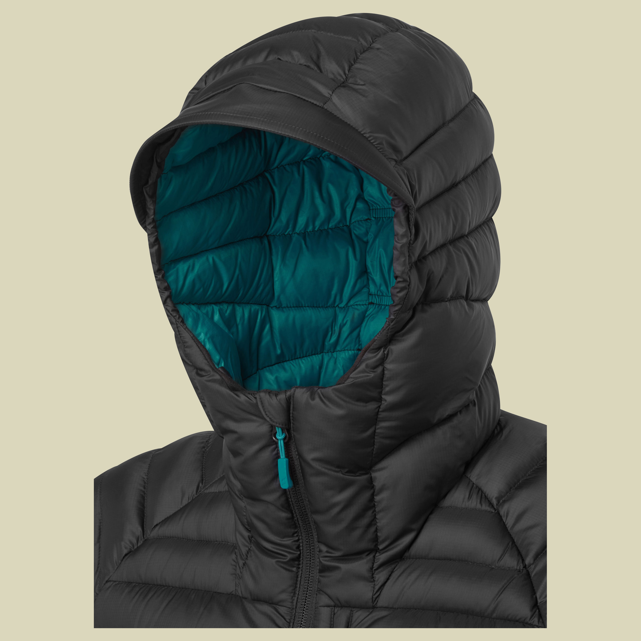 Microlight Alpine Long Jacket Women Größe 44 (16) Farbe black