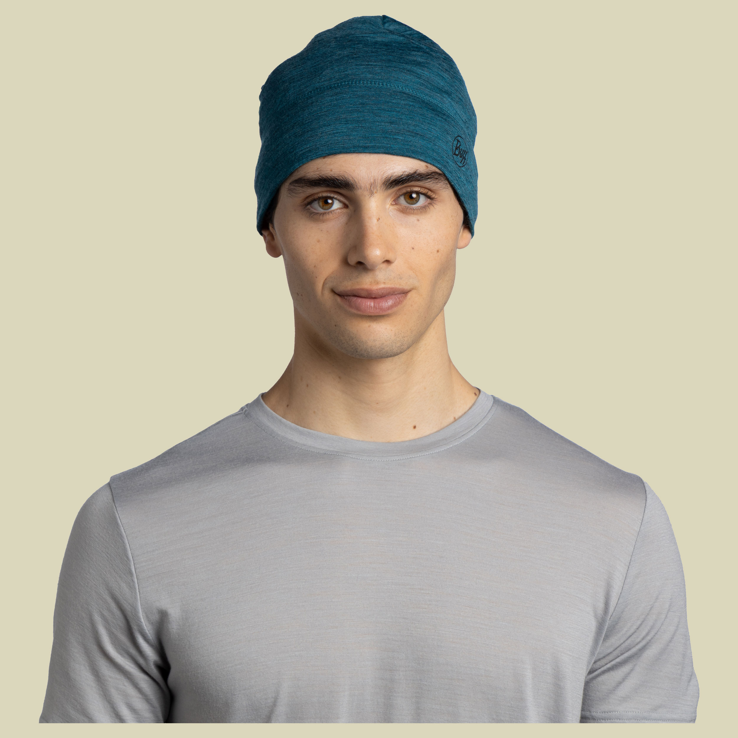 Lightweight Merino Beanie türkis one size - solid teal