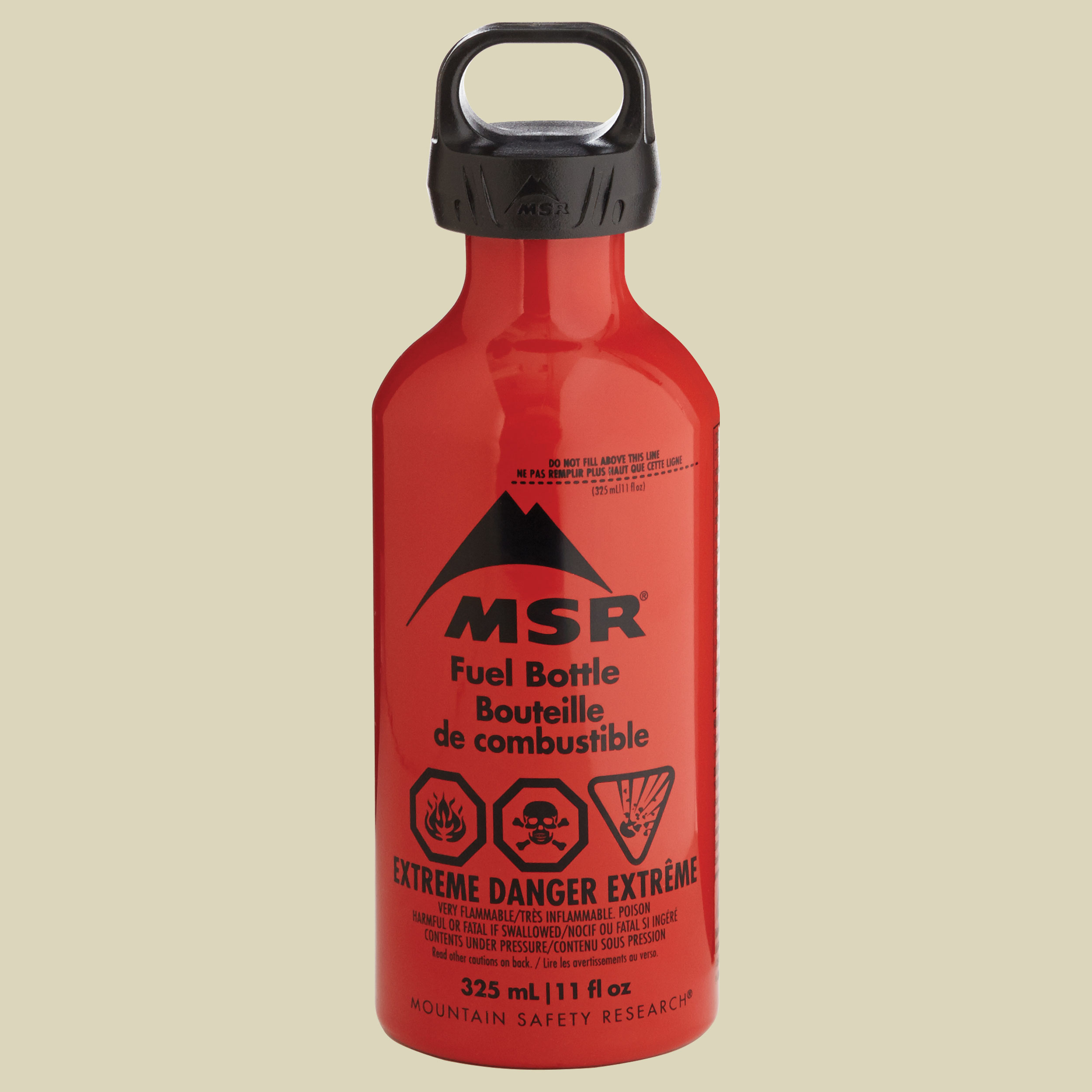 MSR Brennstoffflasche CRP Cap Volumen 325 Farbe rot