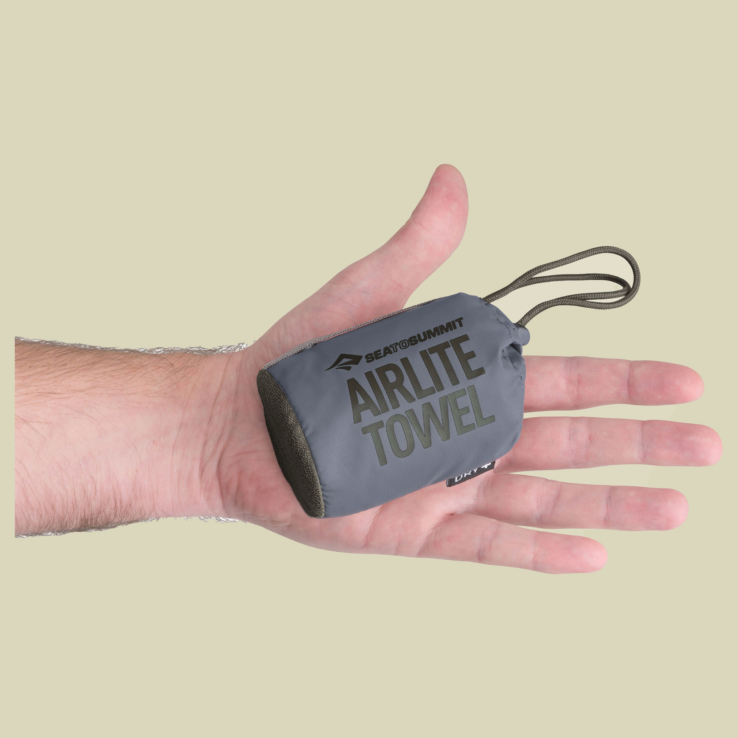 Airlite Towel schwarz medium - Farbe beluga