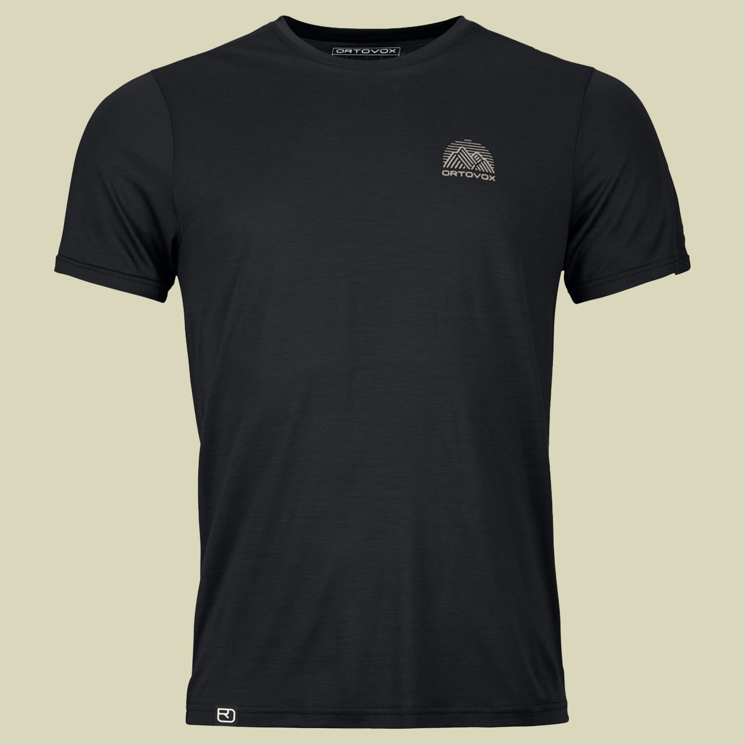 120 COOL TEC MTN Stripe TS Men L schwarz - black raven