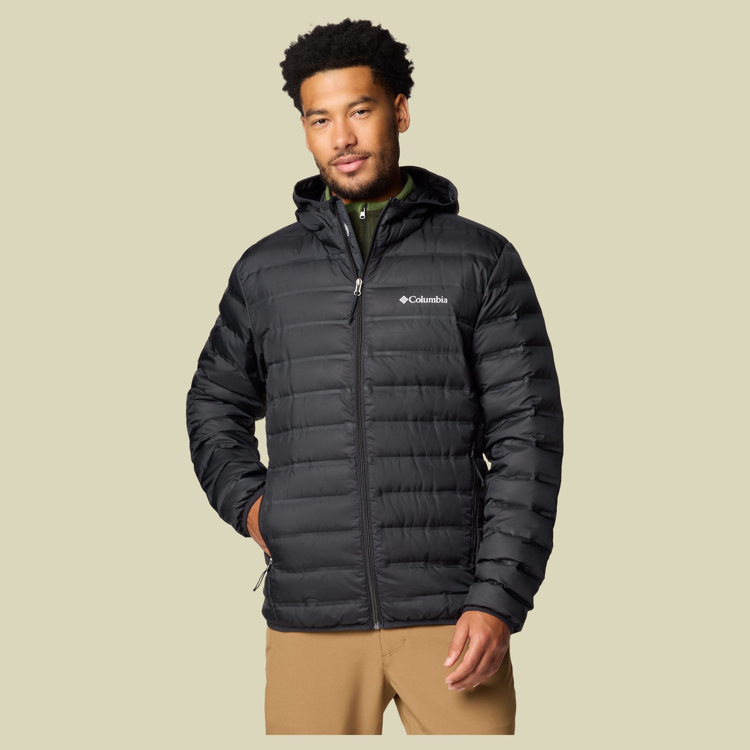 Lake 22 II Down Hooded Jacket Men XXL schwarz - black