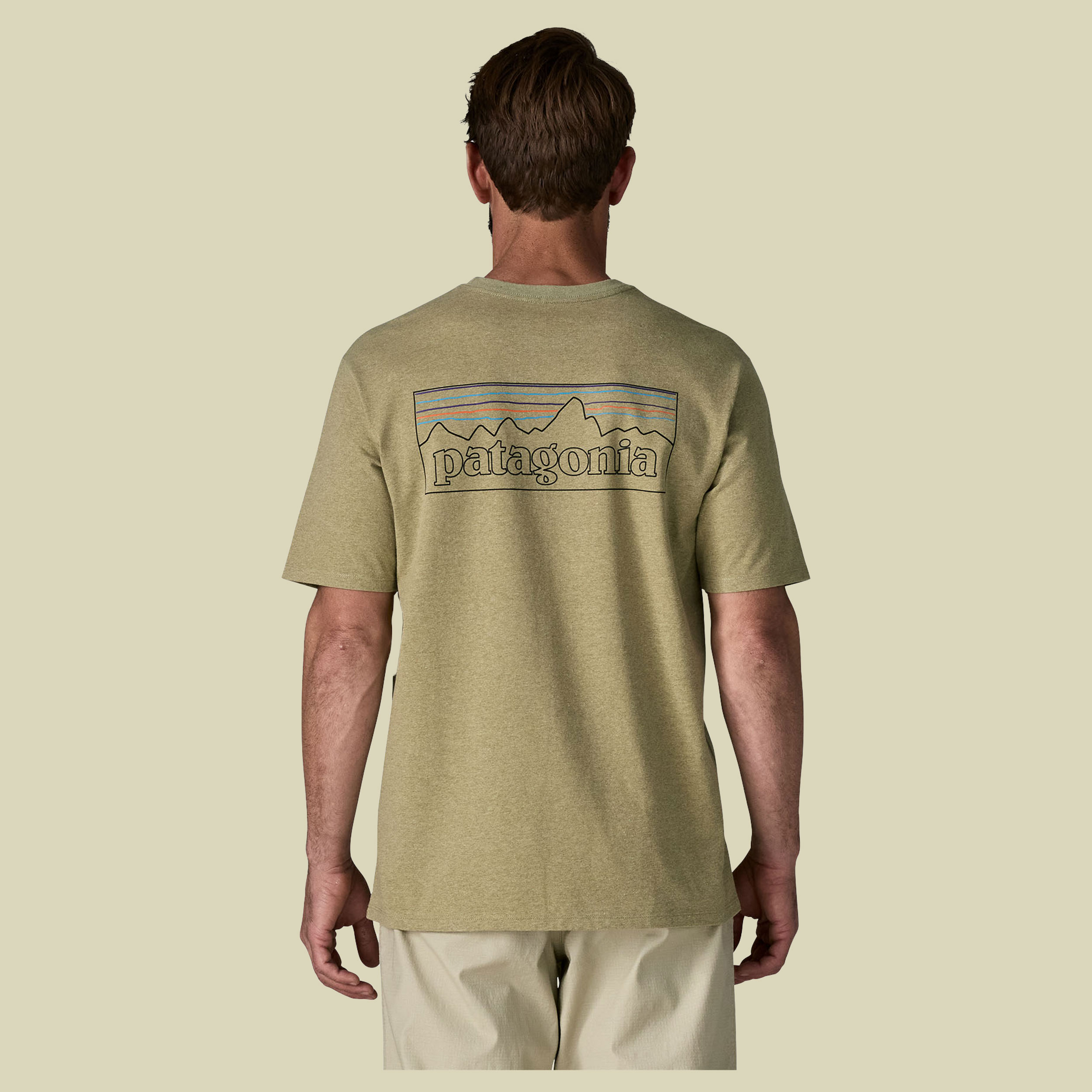 P-6 Logo Responsibili-Tee Men grün II XL - P-6 outline: gumtree green