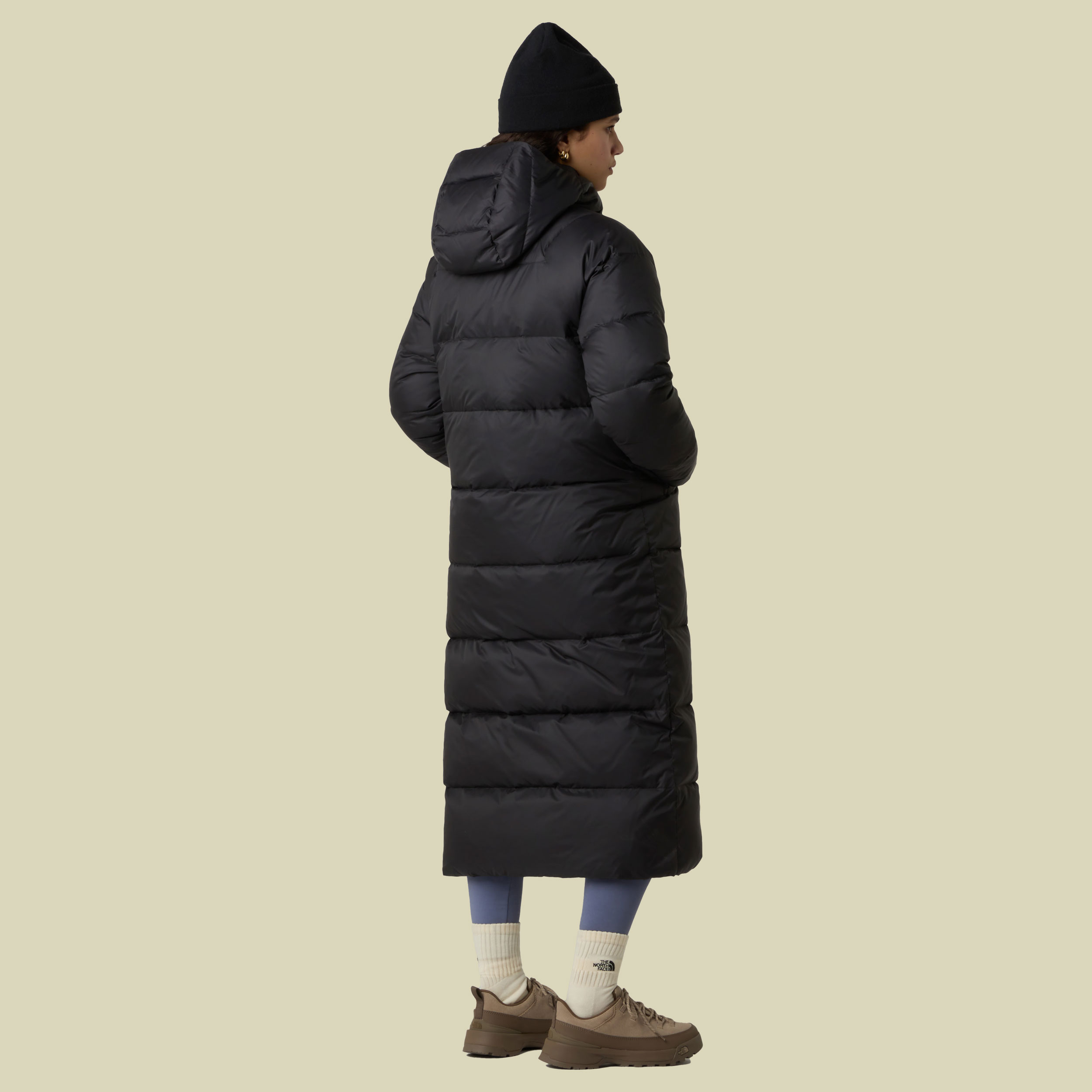Hydrenalite City Long Down Hooded Parka Women XS schwarz - TNF black