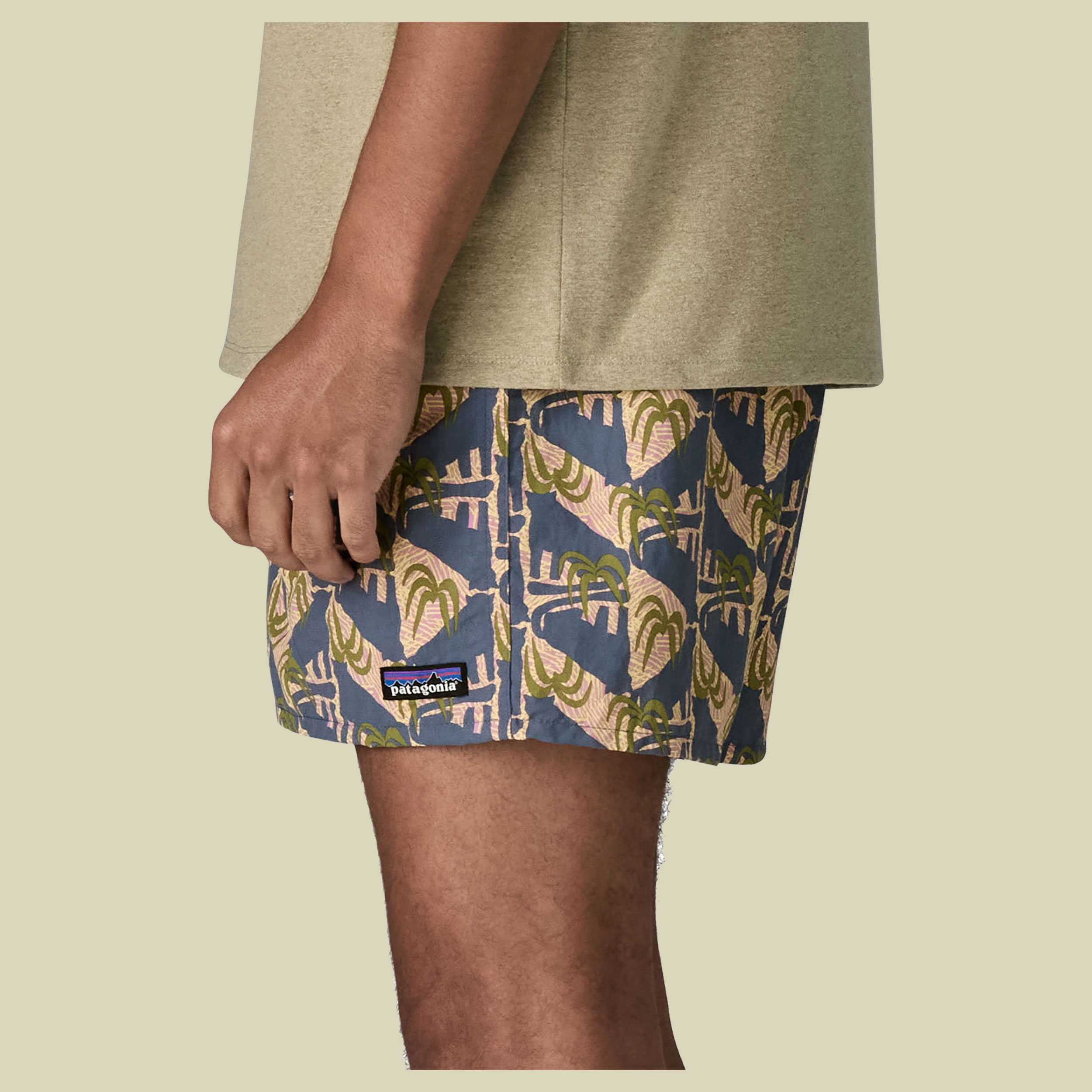 Baggies Shorts - 5 in. Men blau1 S - Jaguar Geo: Dolomite Blue