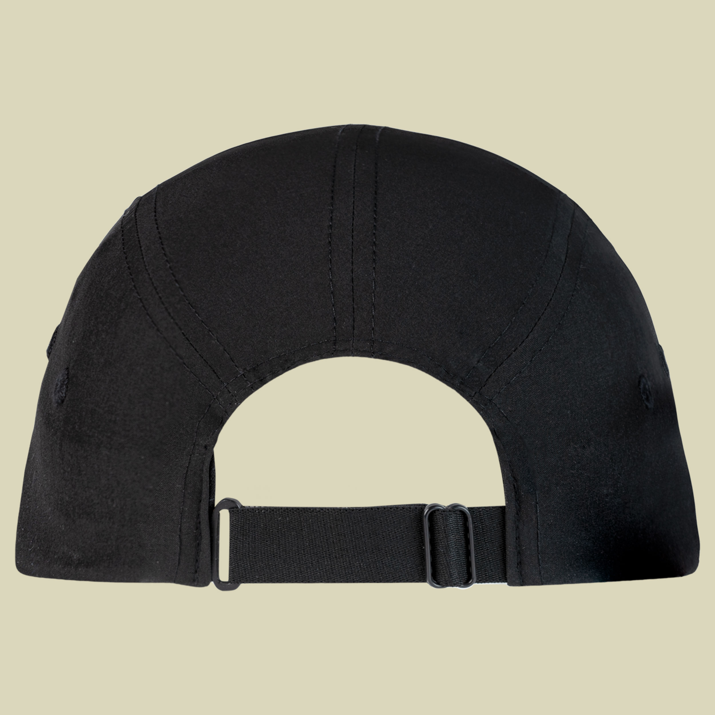 5 Panel Go Cap schwarz S-M - solid black