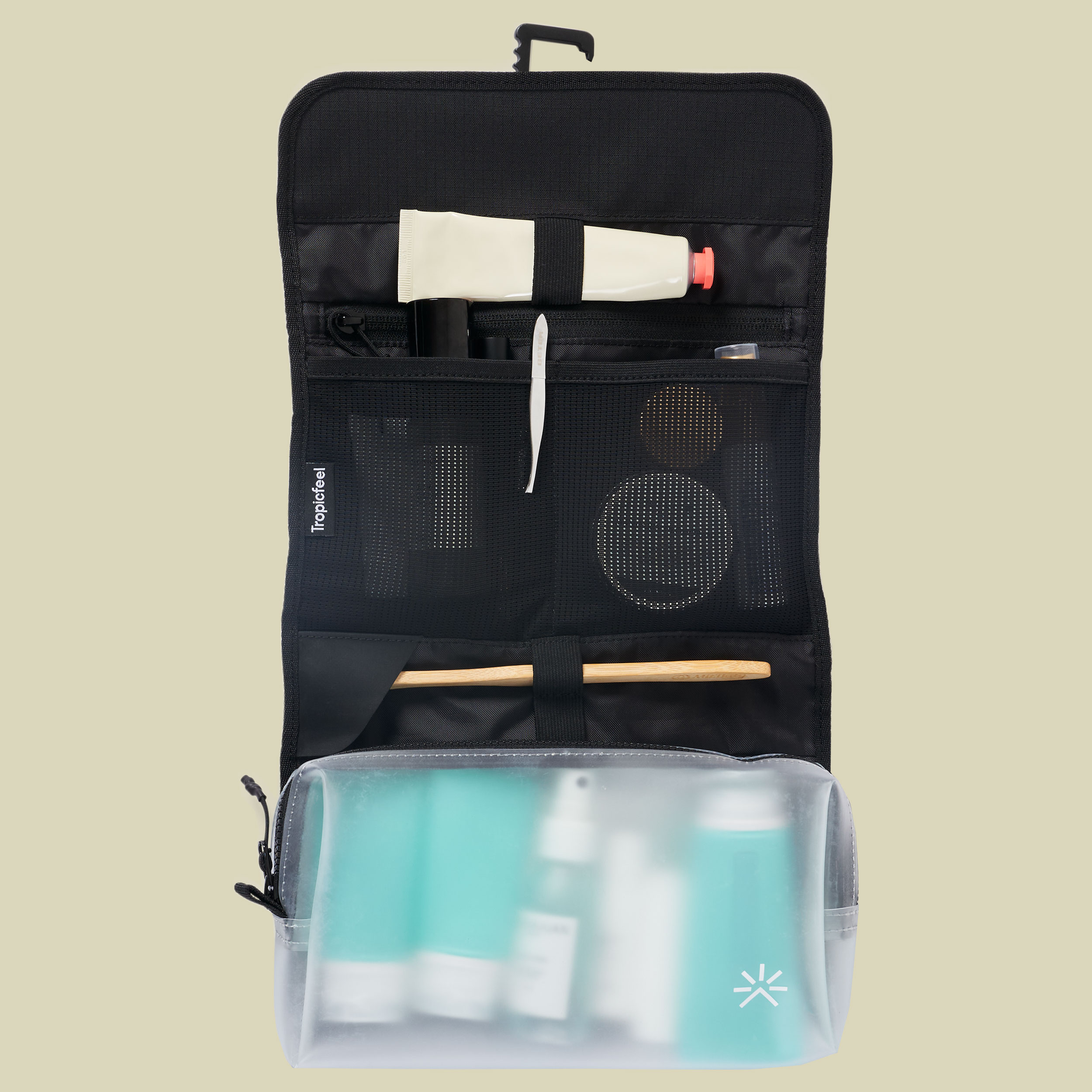 Roll-UP-Toiletry one size schwarz - Farbe all black