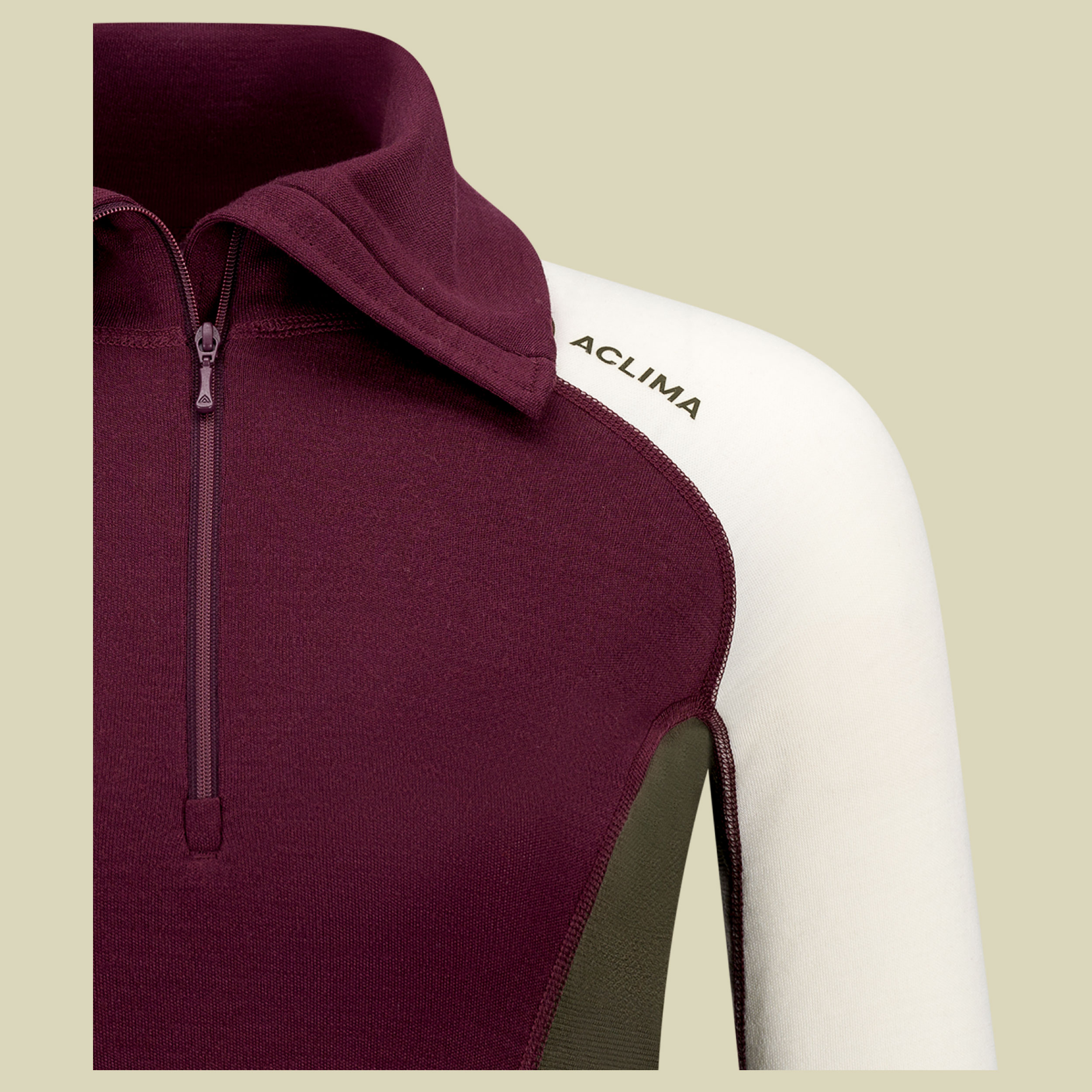 WarmWool Polo Women Größe S Farbe fig/tarmac/nature