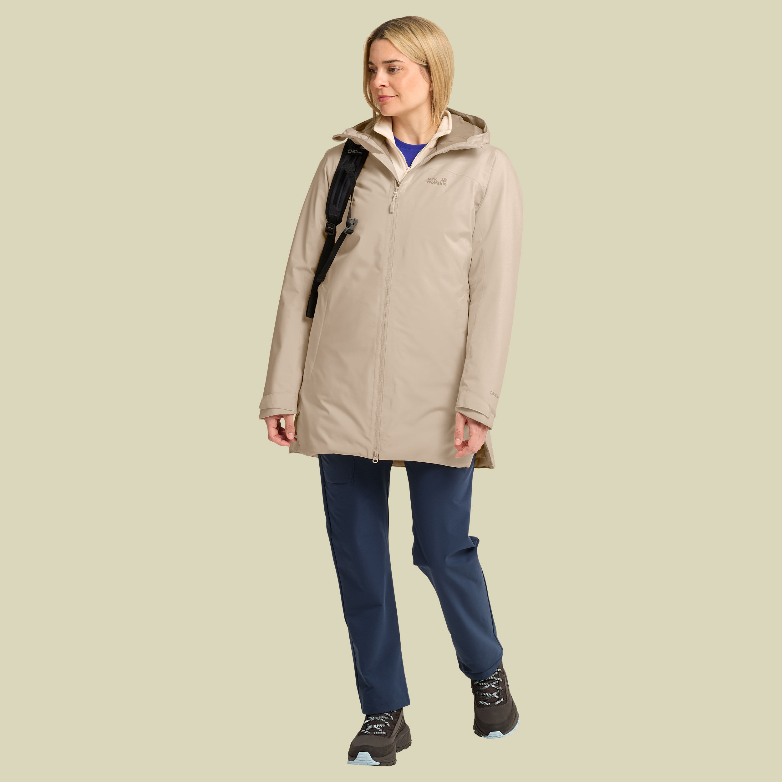 Heidelstein 2 Ins Jacket Women XXL grau - oyster