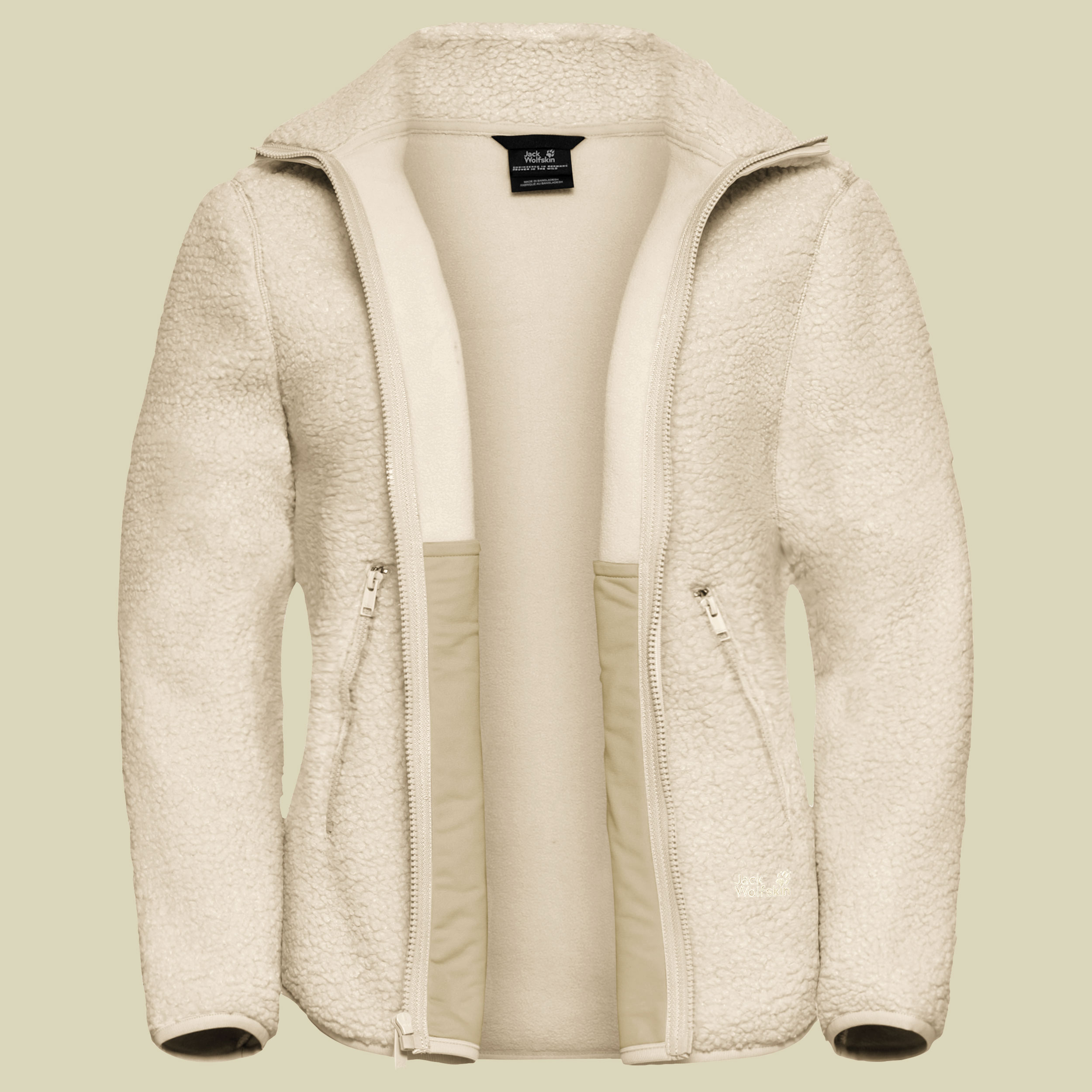 High Curl Jacket Women grau XXL - oyster