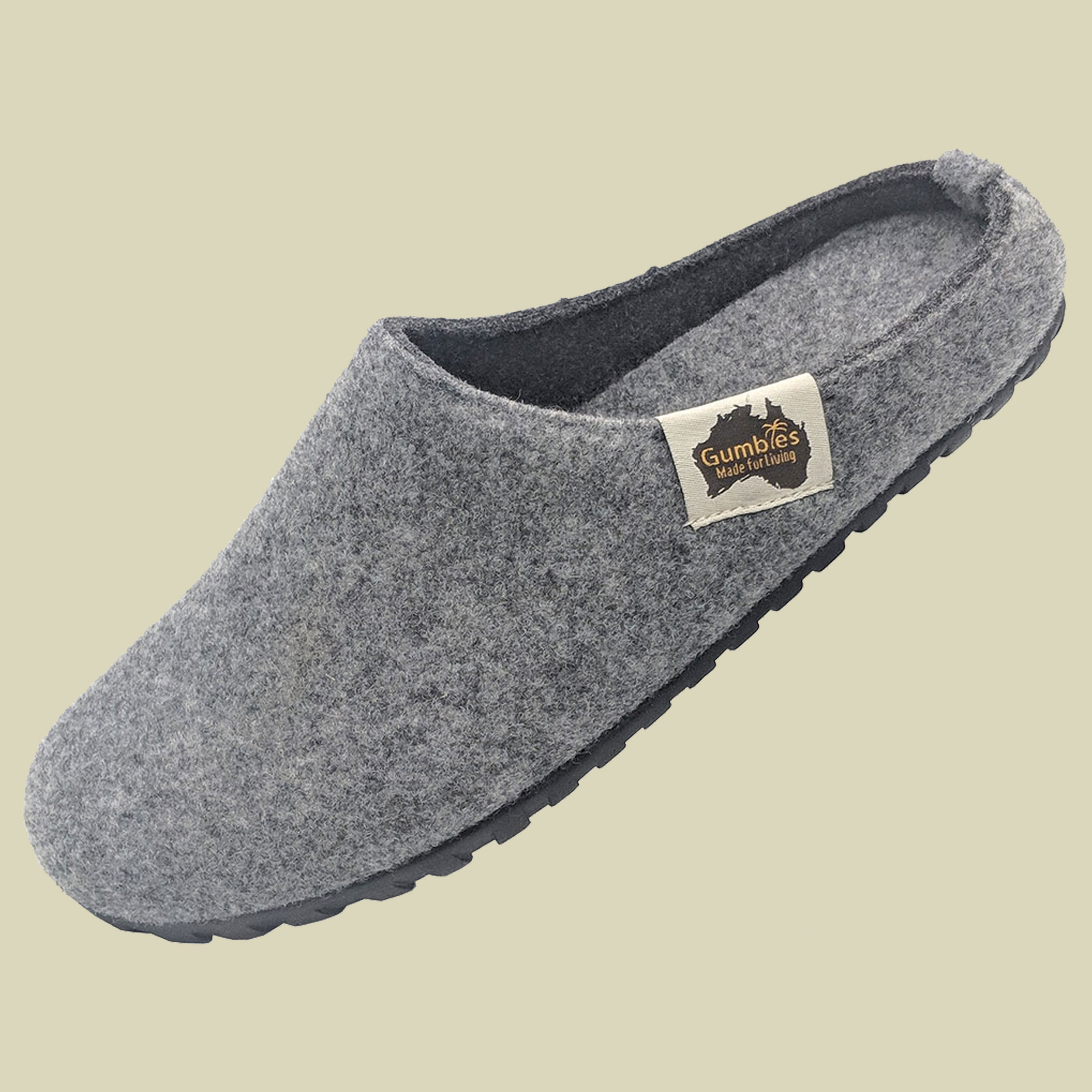 Outback Slipper Men/Women Größe 37 Farbe grey/charcoal