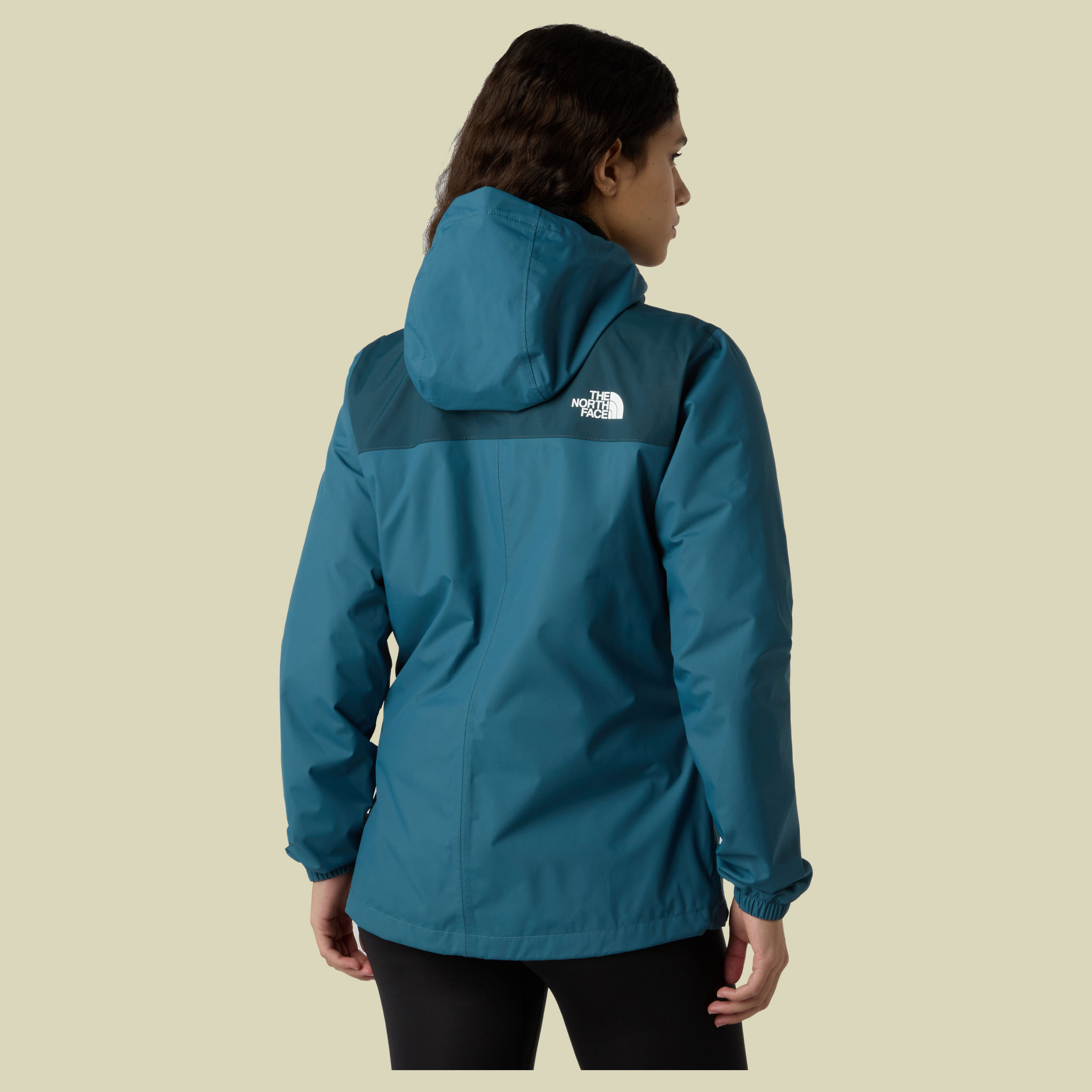 Antora Rain Jacket Women blau II XL - space/deep cypress