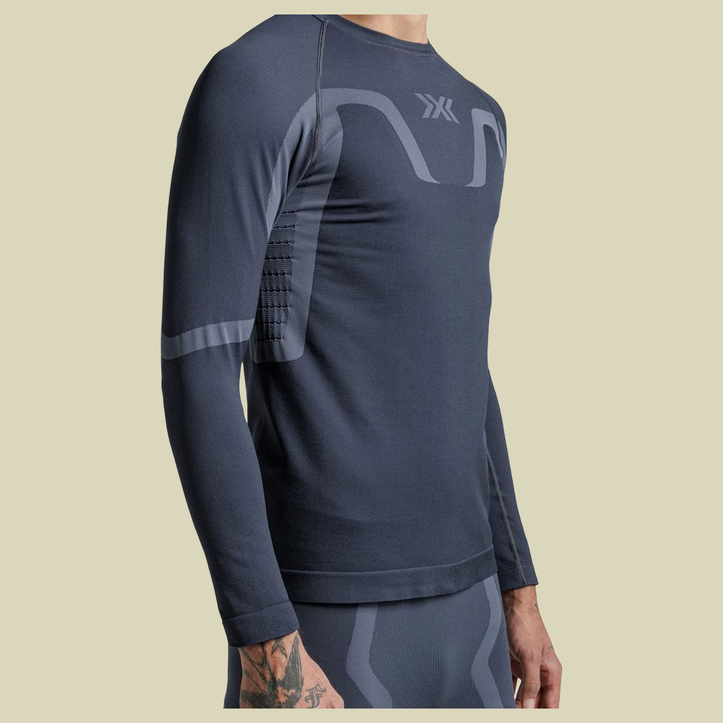 X-Bionic X-Ential Baselayer LS Men XL grau - anthracite