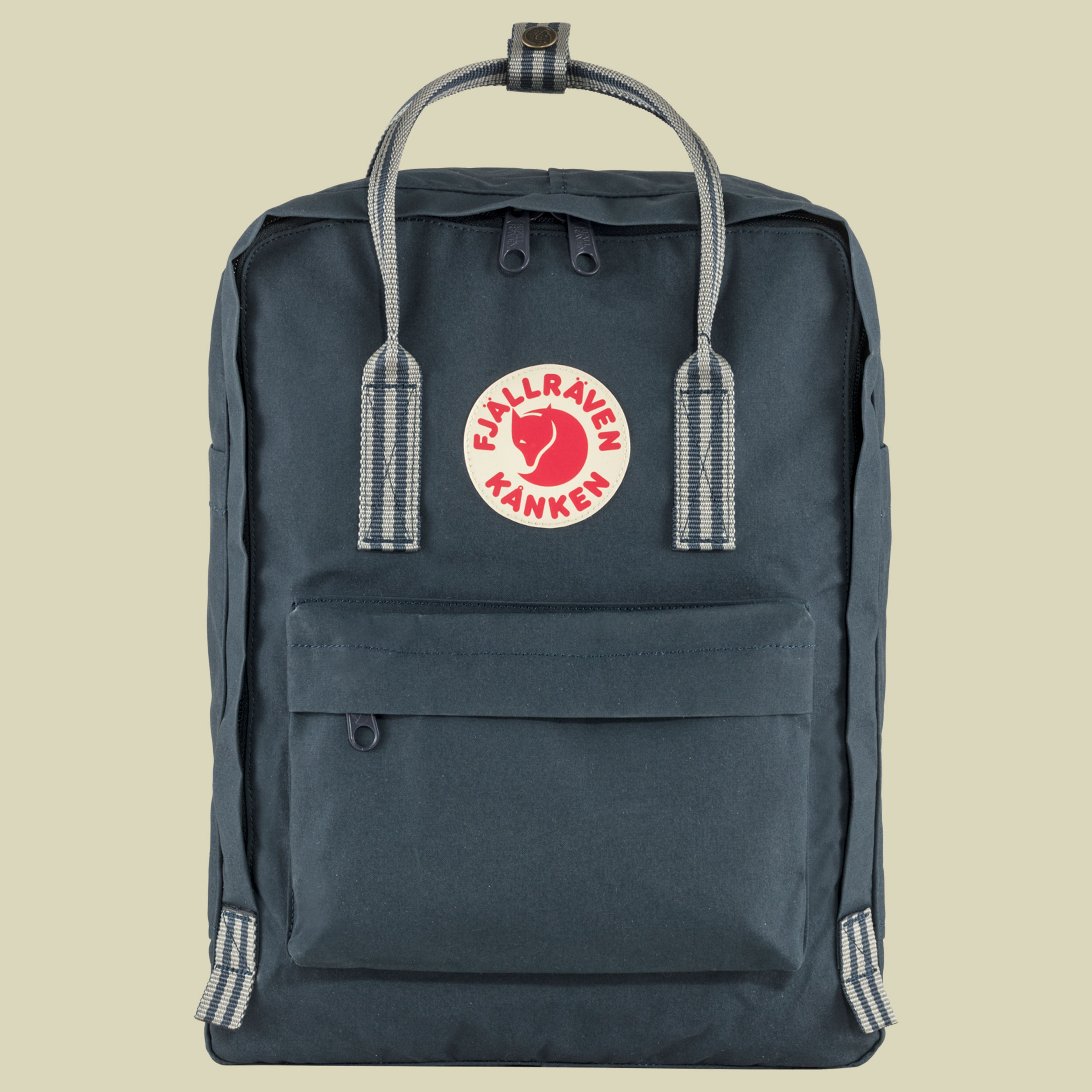 Kanken Volumen 16 Farbe navy-long stripes