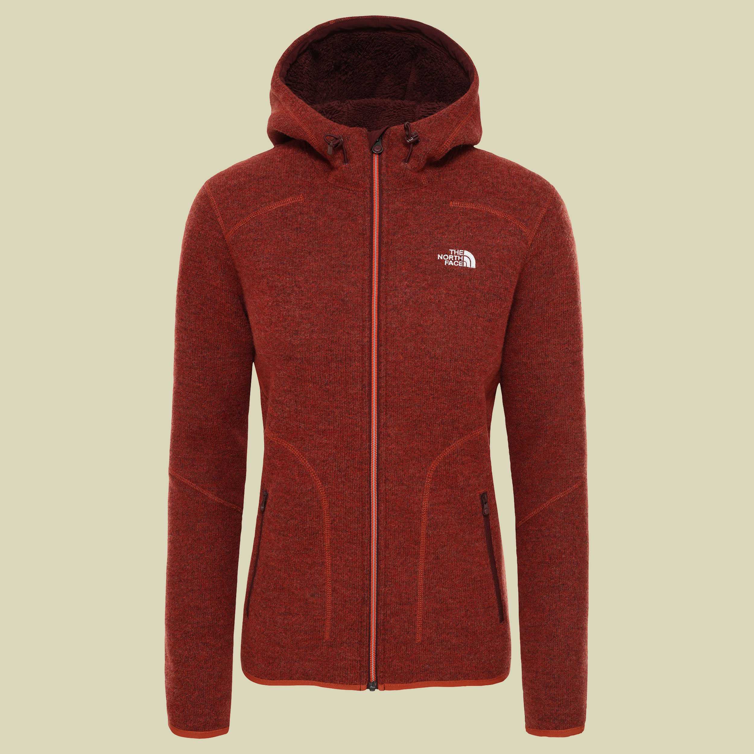 Zermatt Full Zip Hoodie Women Größe L Farbe picante red dark heather