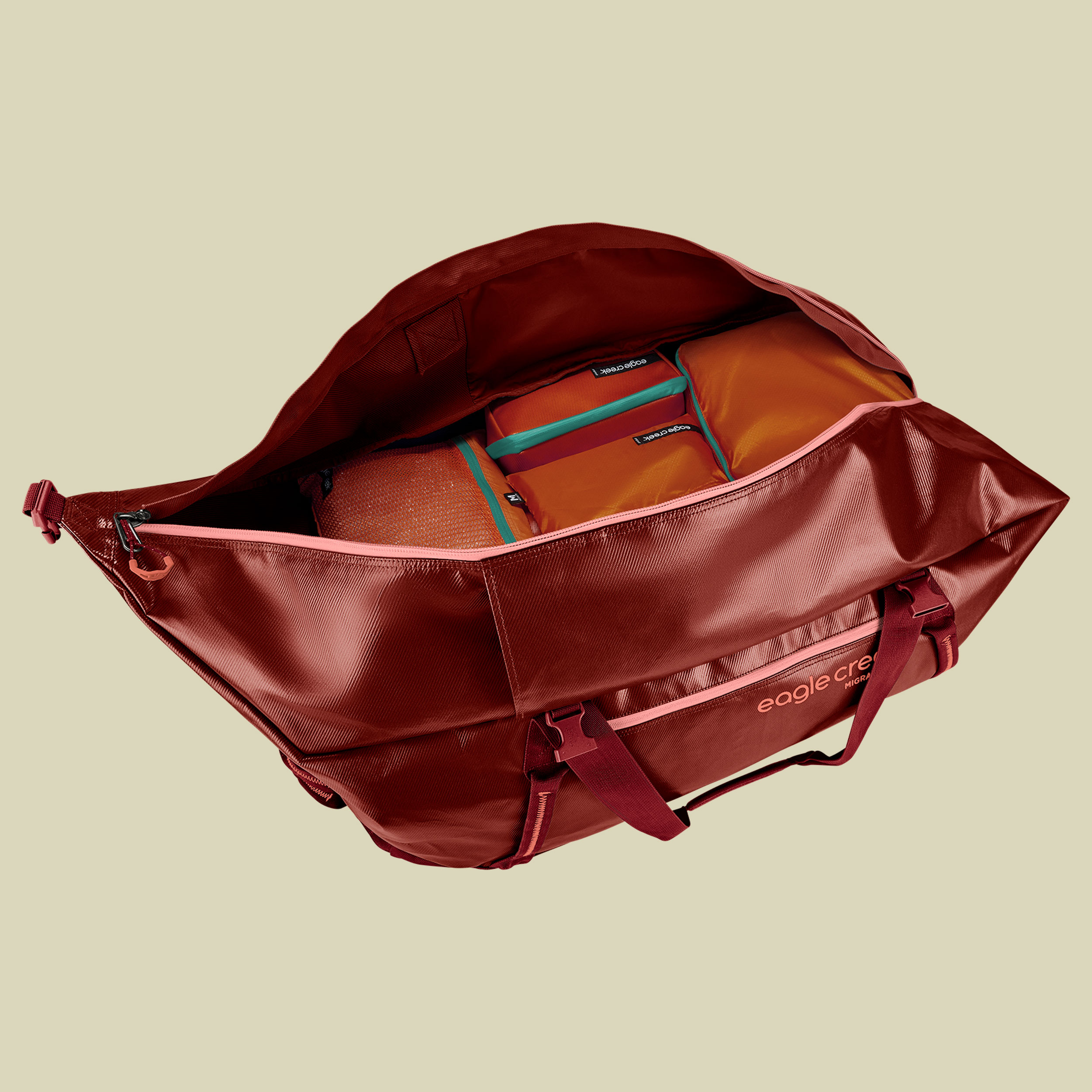 Migrate Wheeled Duffel 130L Volumen 137 Farbe burnt berry