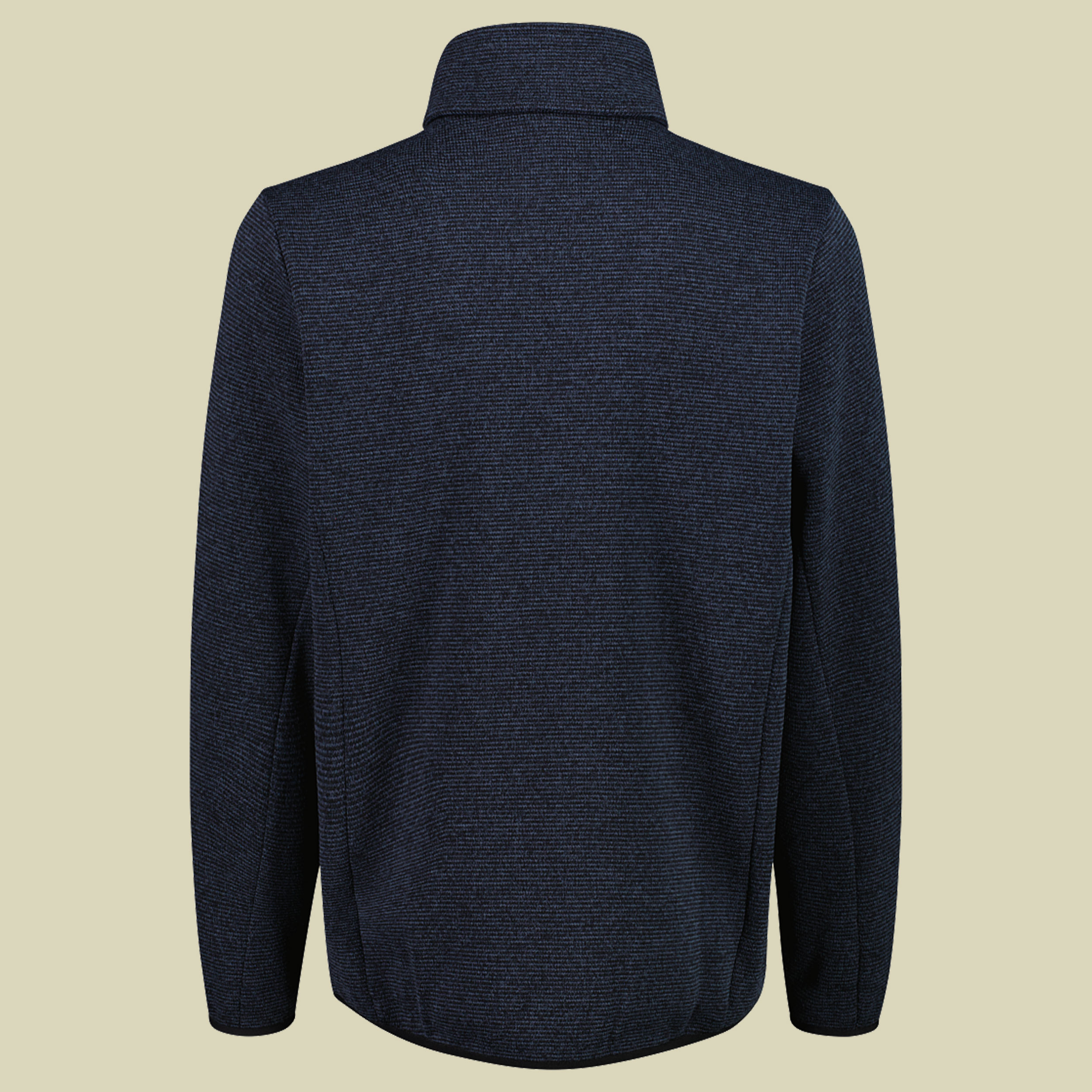 Man Jacket Jacquard Knitted 54 blau - Farbe titanio nero