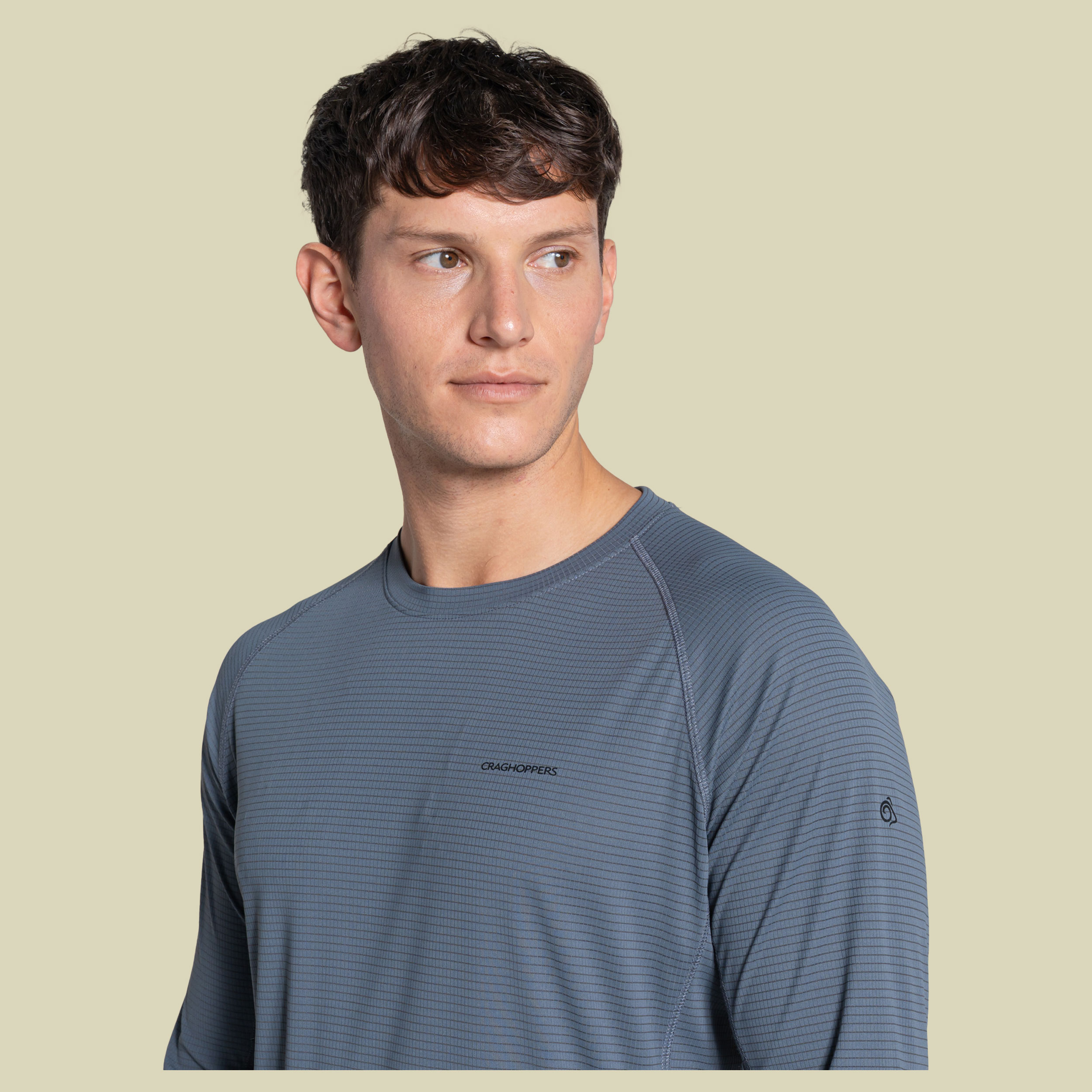 NosiLife SolarShield+ Long Sleeved Men M blau - dark pewter