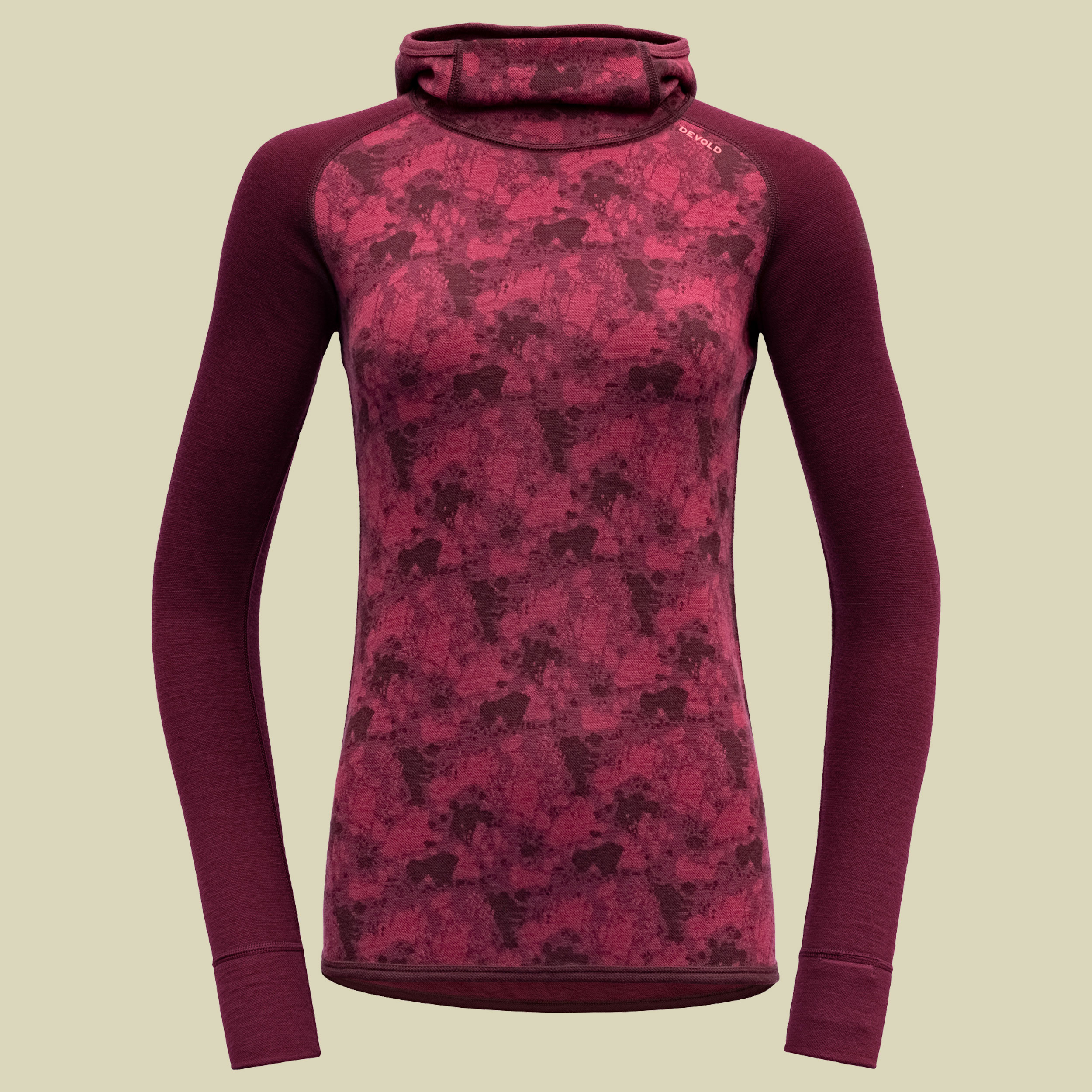 Kvitegga Woman Hoodie Größe XL Farbe beetroot