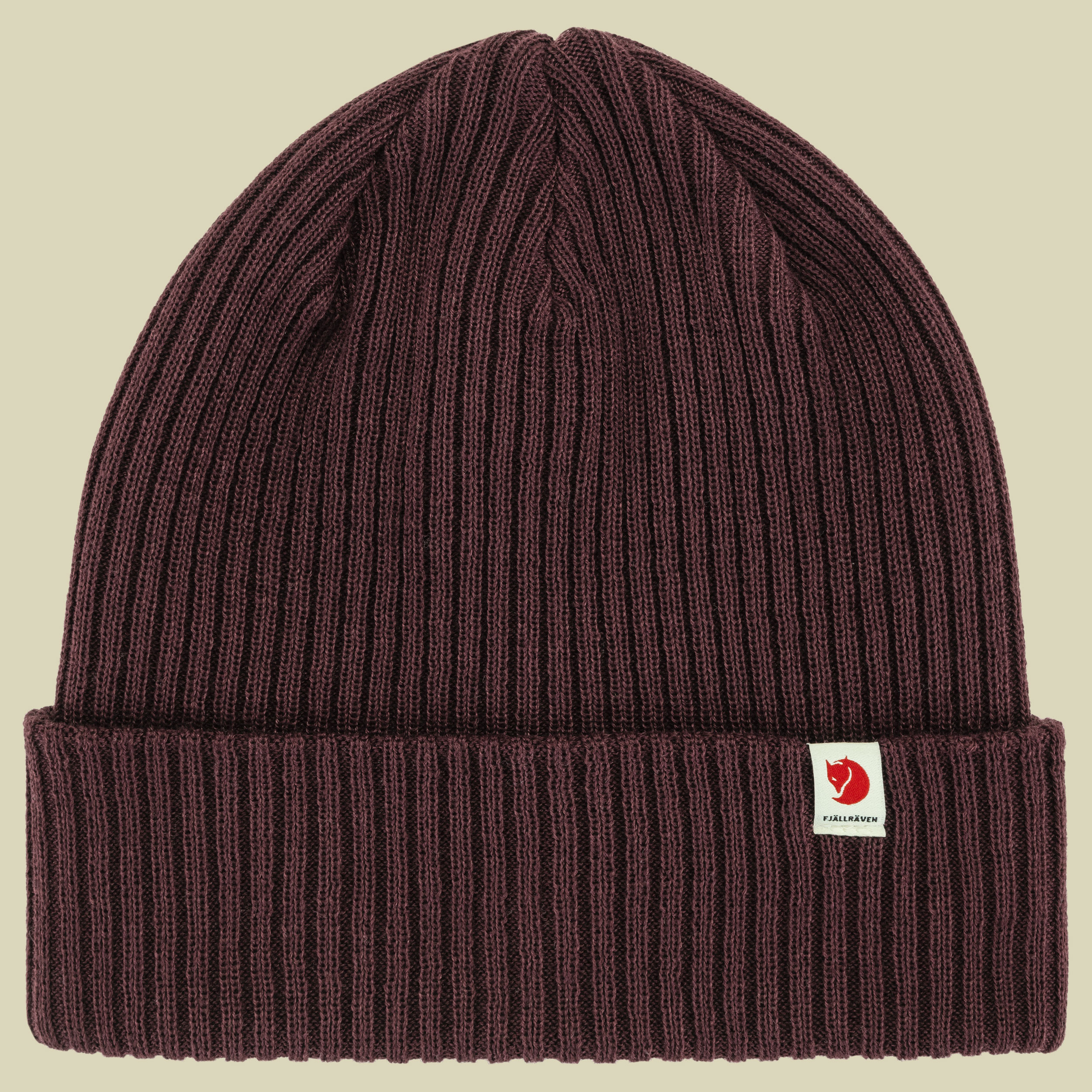 Fjällräven Rib Hat One Size rot - port