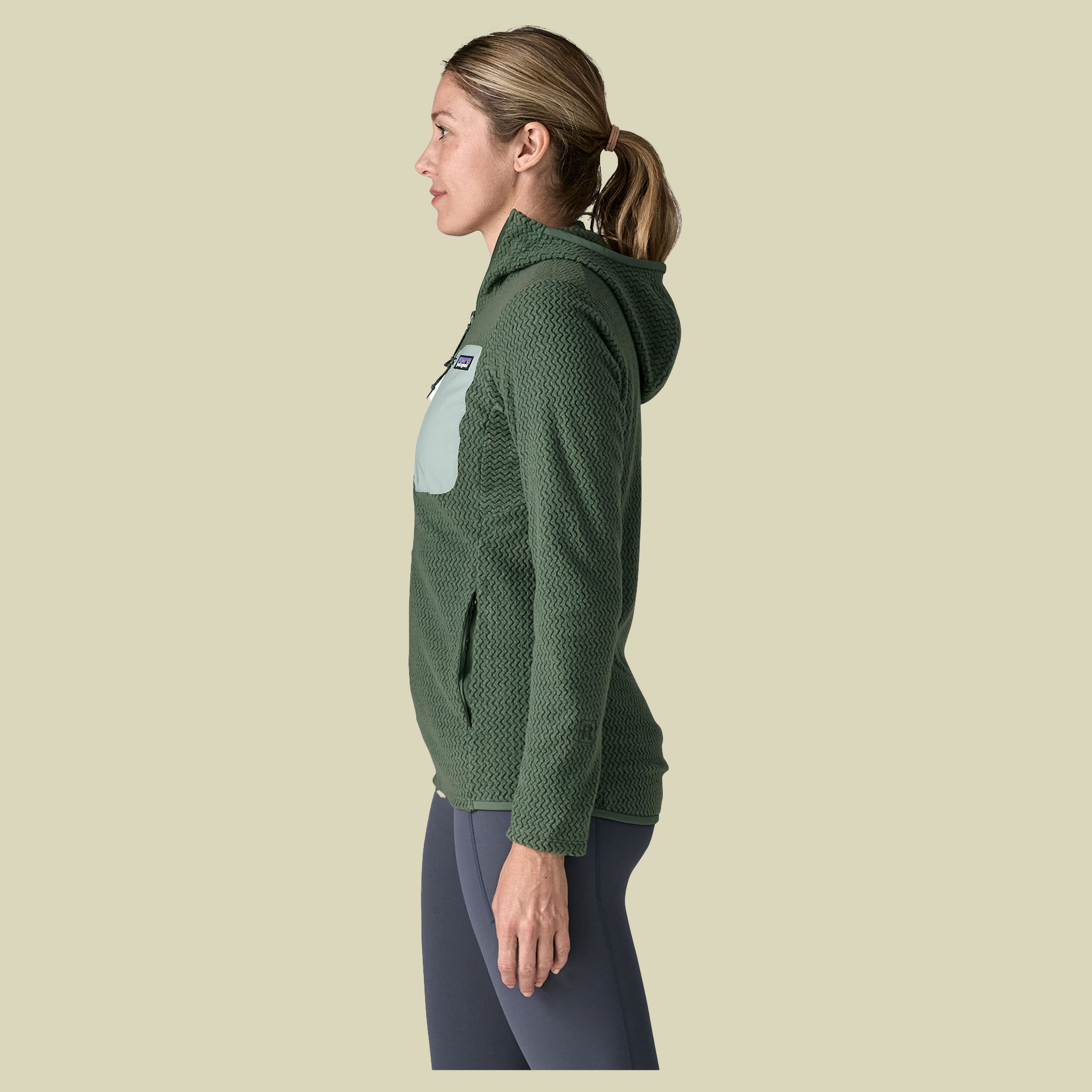 R1 Air Full-Zip Hoody Women grün II XL - canopy green
