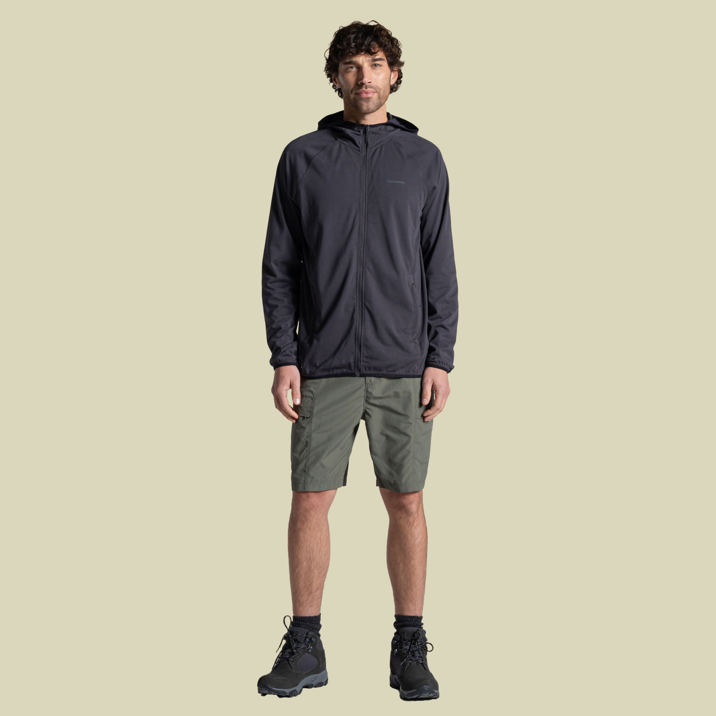 NosiLife Nadim Hooded Jacket Men XL grau - dark iron