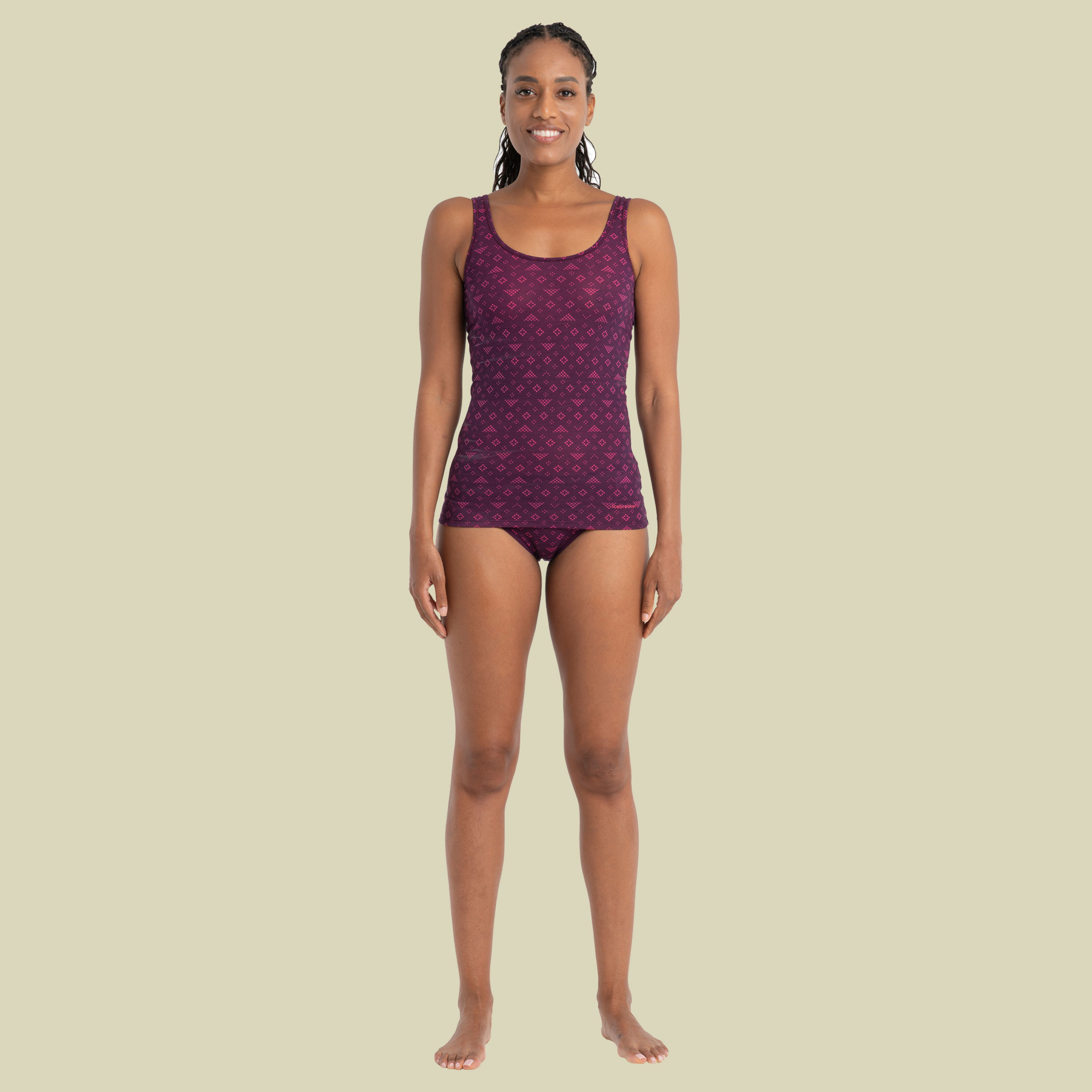 Merino 150 Siren Hipkini First Snow Women Größe XS Farbe nightshade/tempo/aop