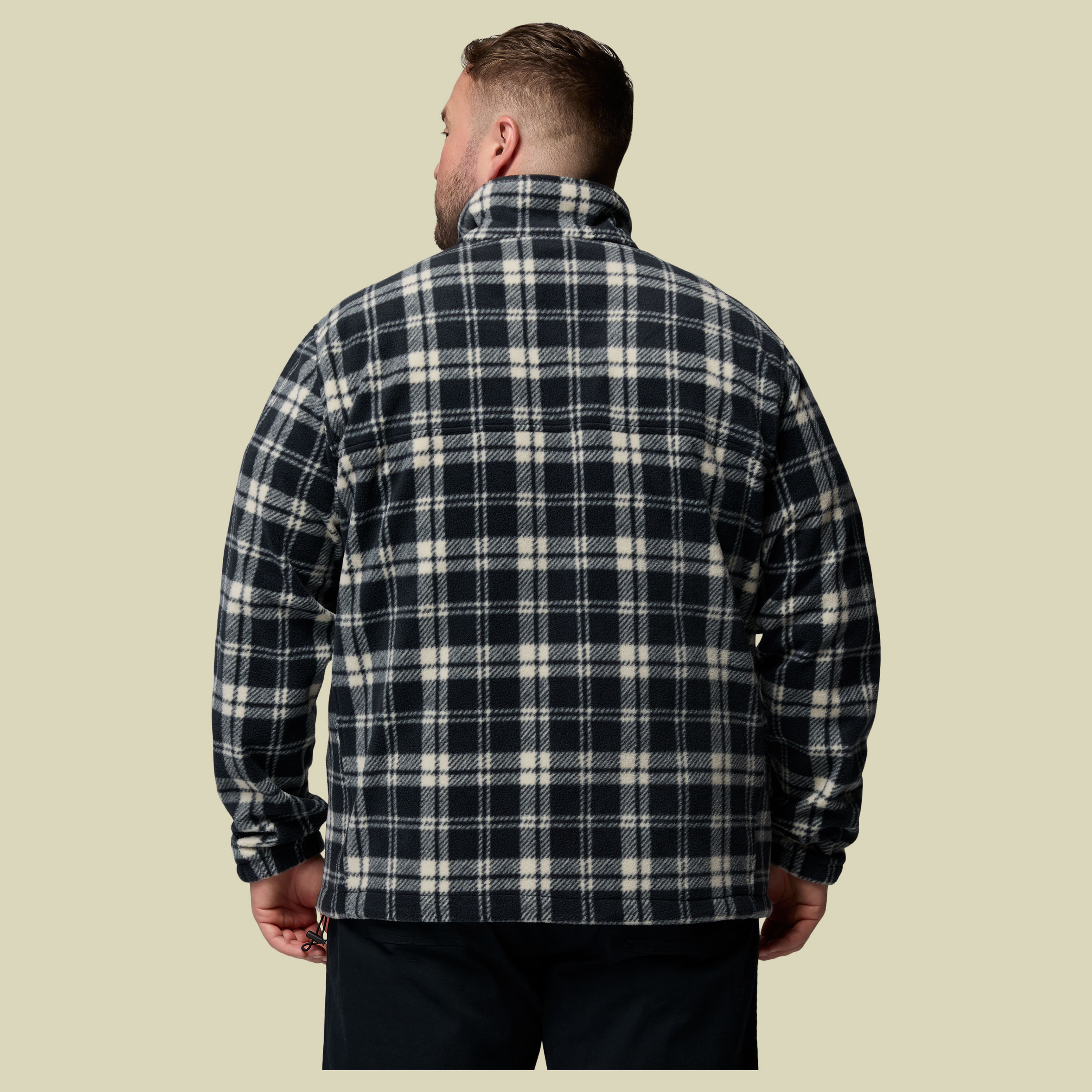 Steens Mountain Printed Jacket Men grau XL - black plaided tonal