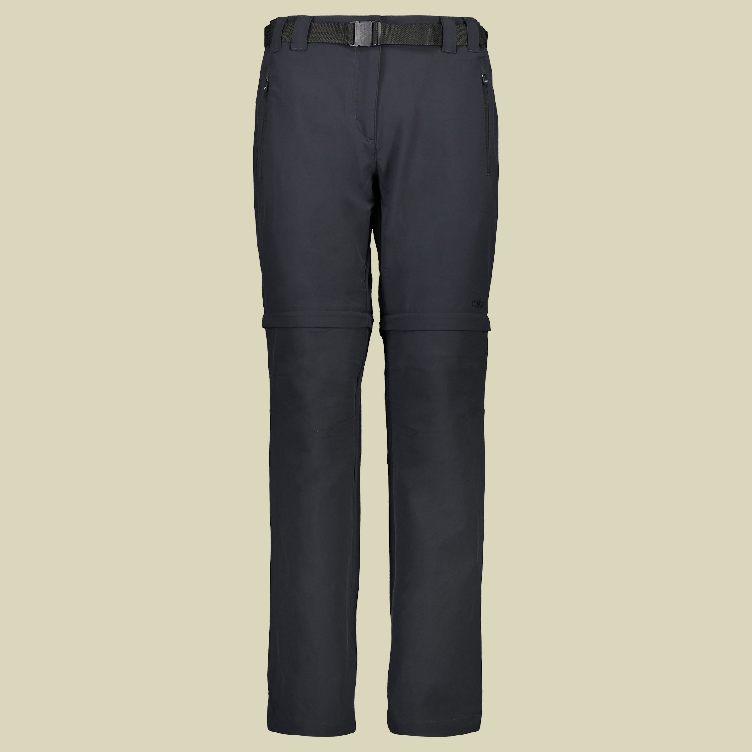 Woman Pant Zip Off Stretch 3T51446CF U423 antracite-nero 34 (kurz C17) Farbe antracite-nero