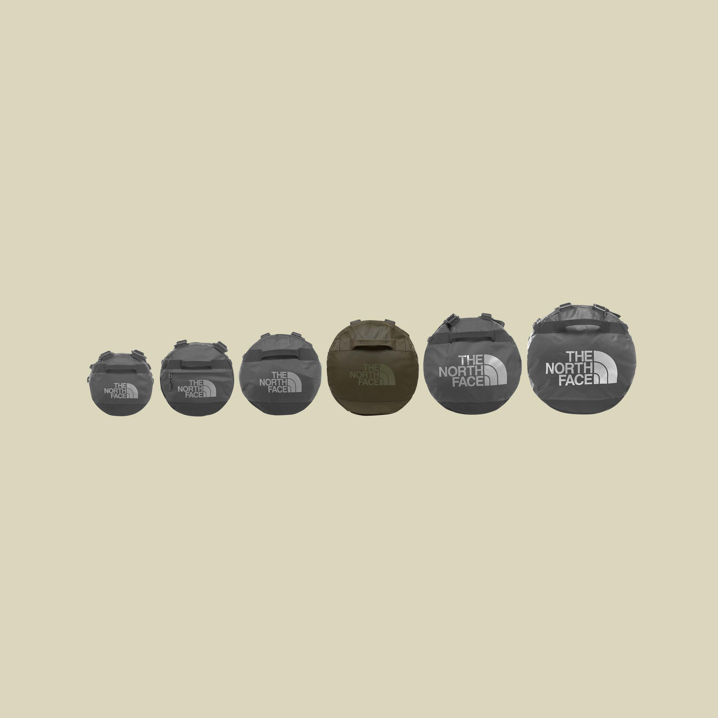 Base Camp Duffel L Volumen 95 Farbe new taupe green/new taupe green