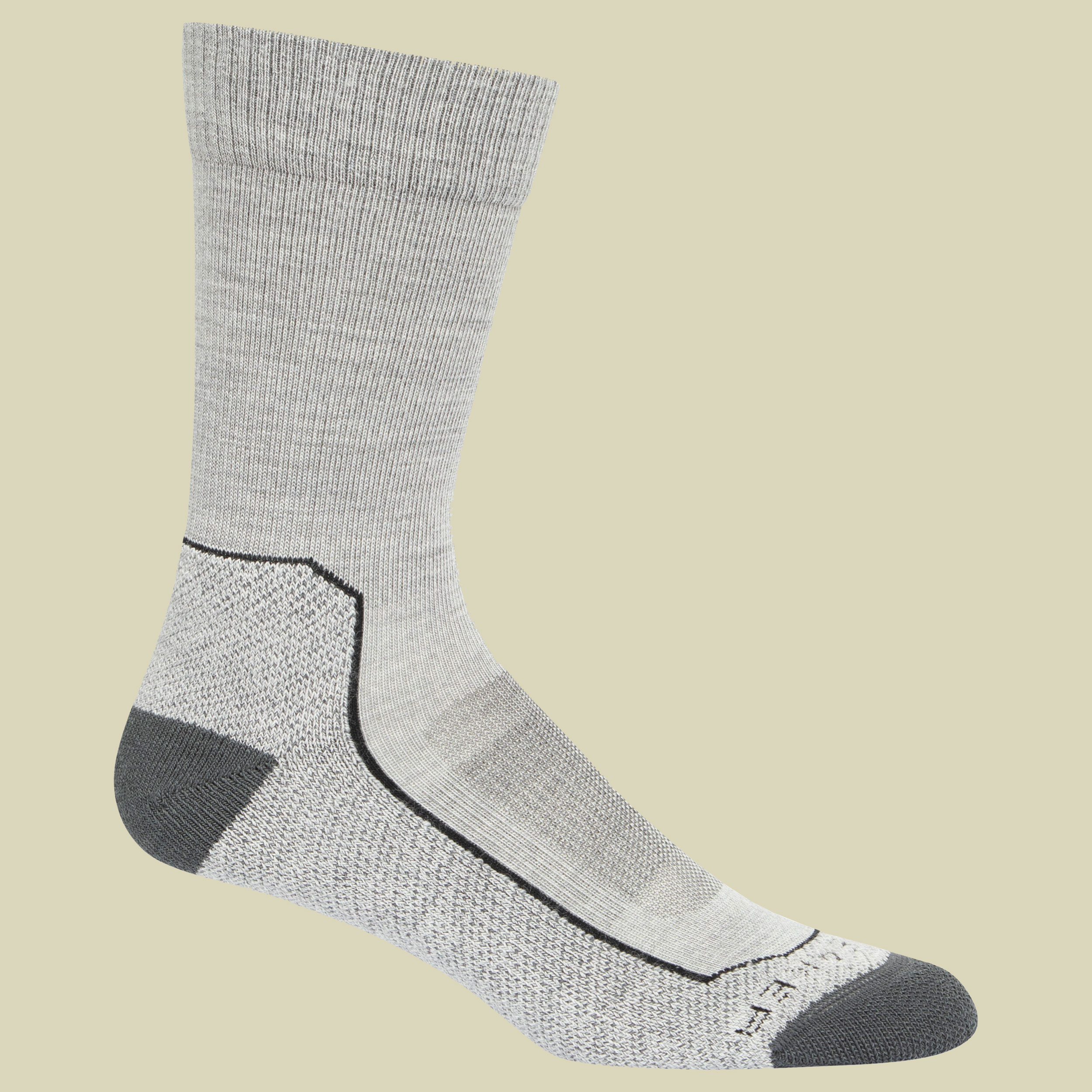Hike+ Light Crew Men Größe 39-41 (S) Farbe blizzard heather
