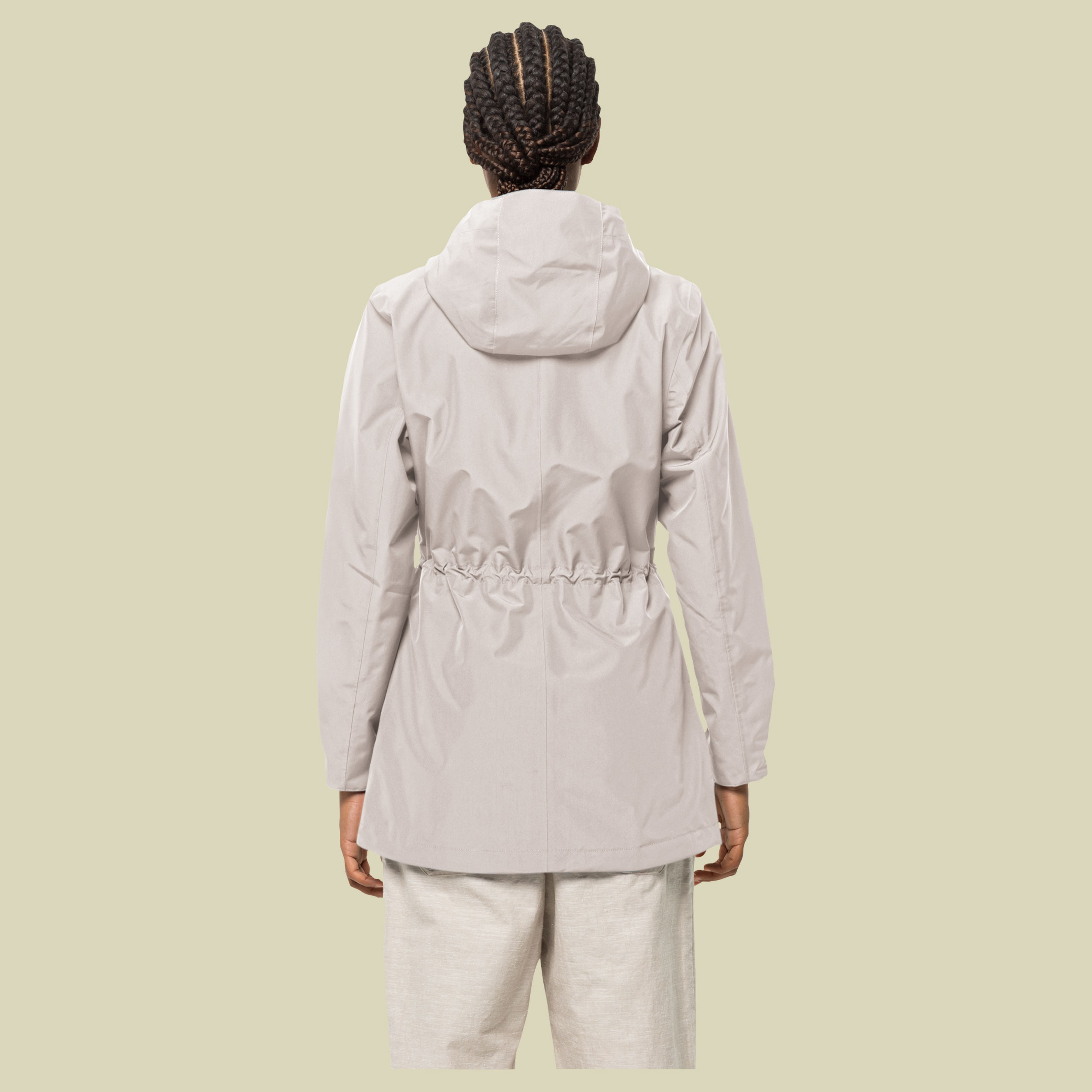 Dakar Parka Women L grau - sea shell