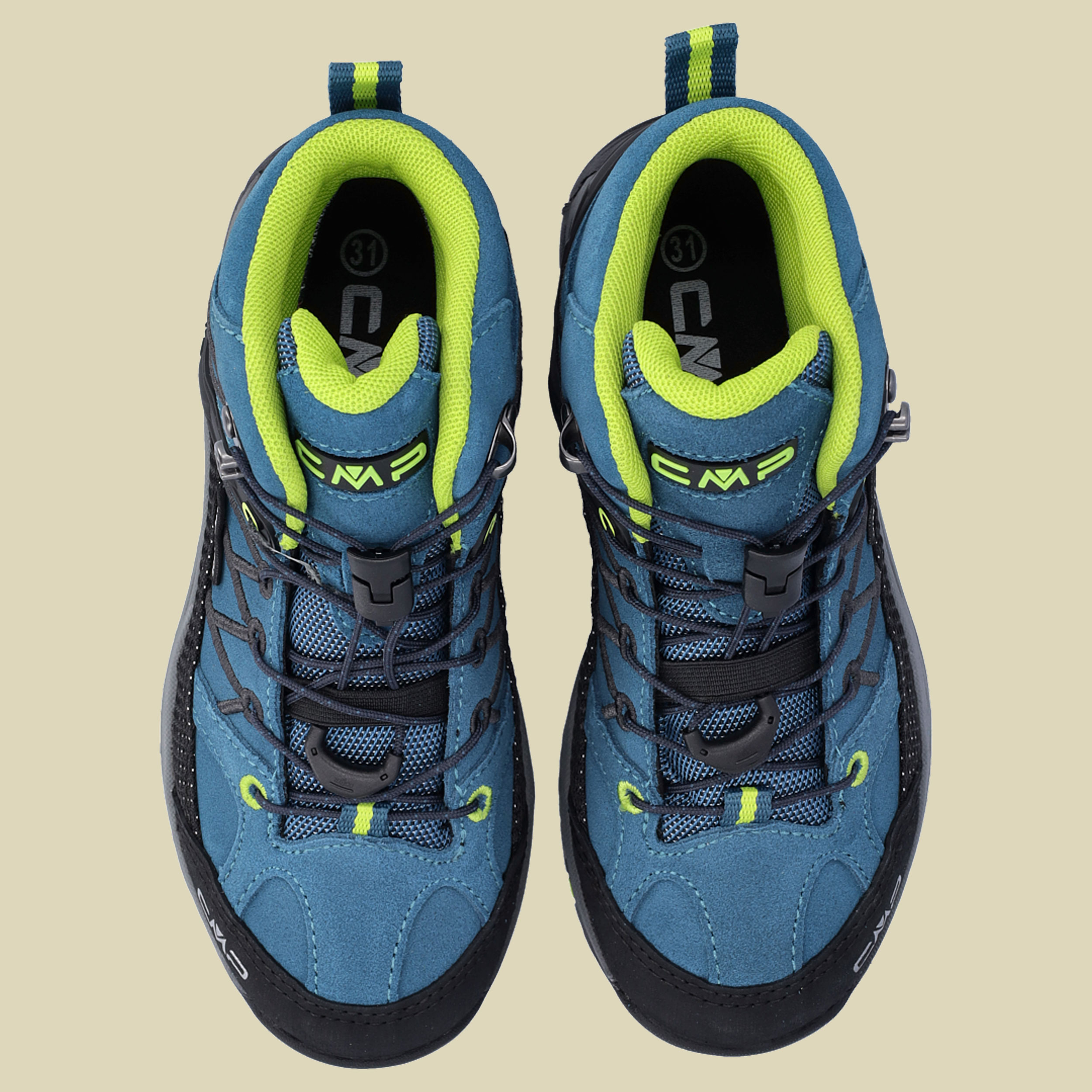 Kids Rigel Mid Trekking Shoe WP 3Q12944 Größe 35 Farbe 18MM deep lake