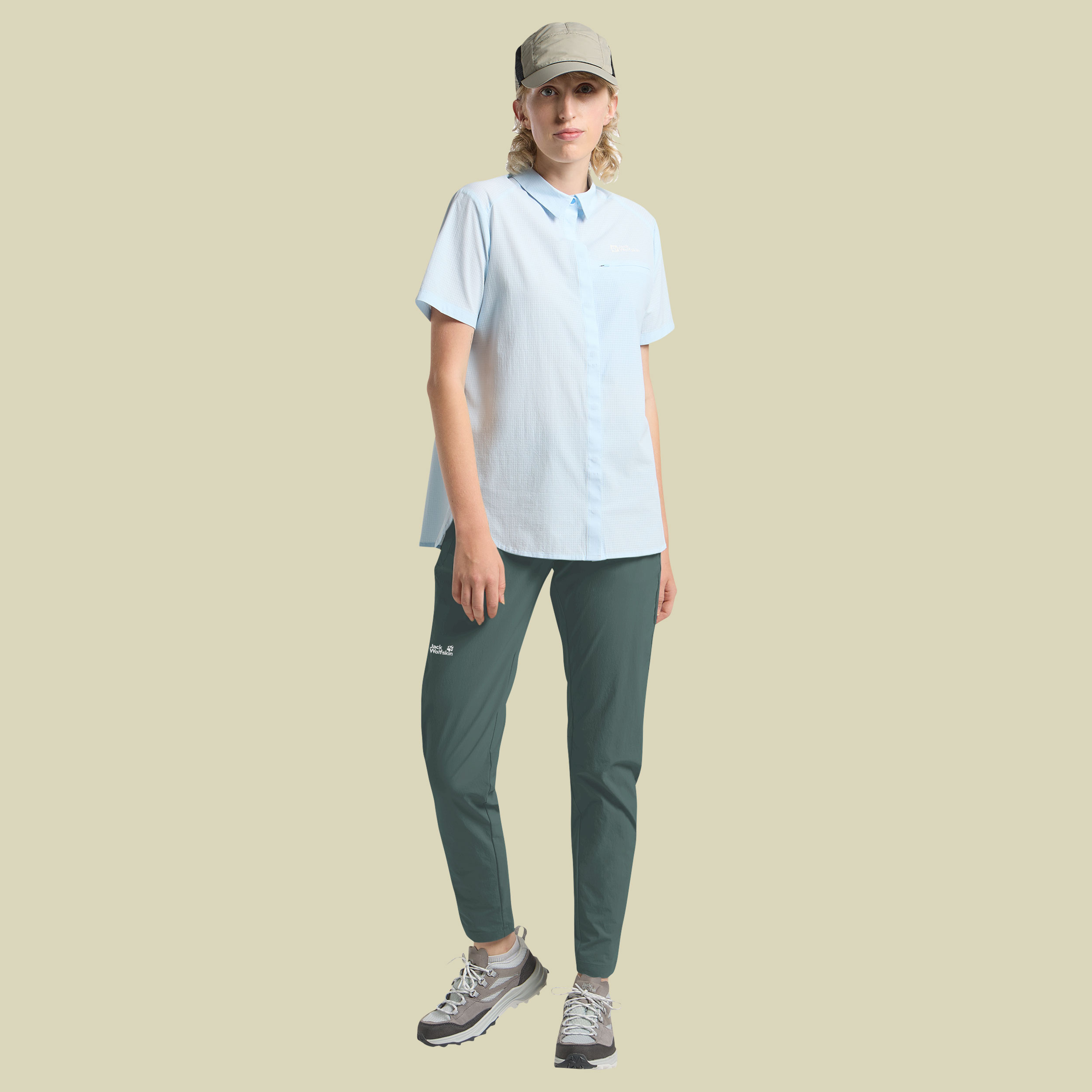 Hikeout Pants Women 44 grün2 - sago palm