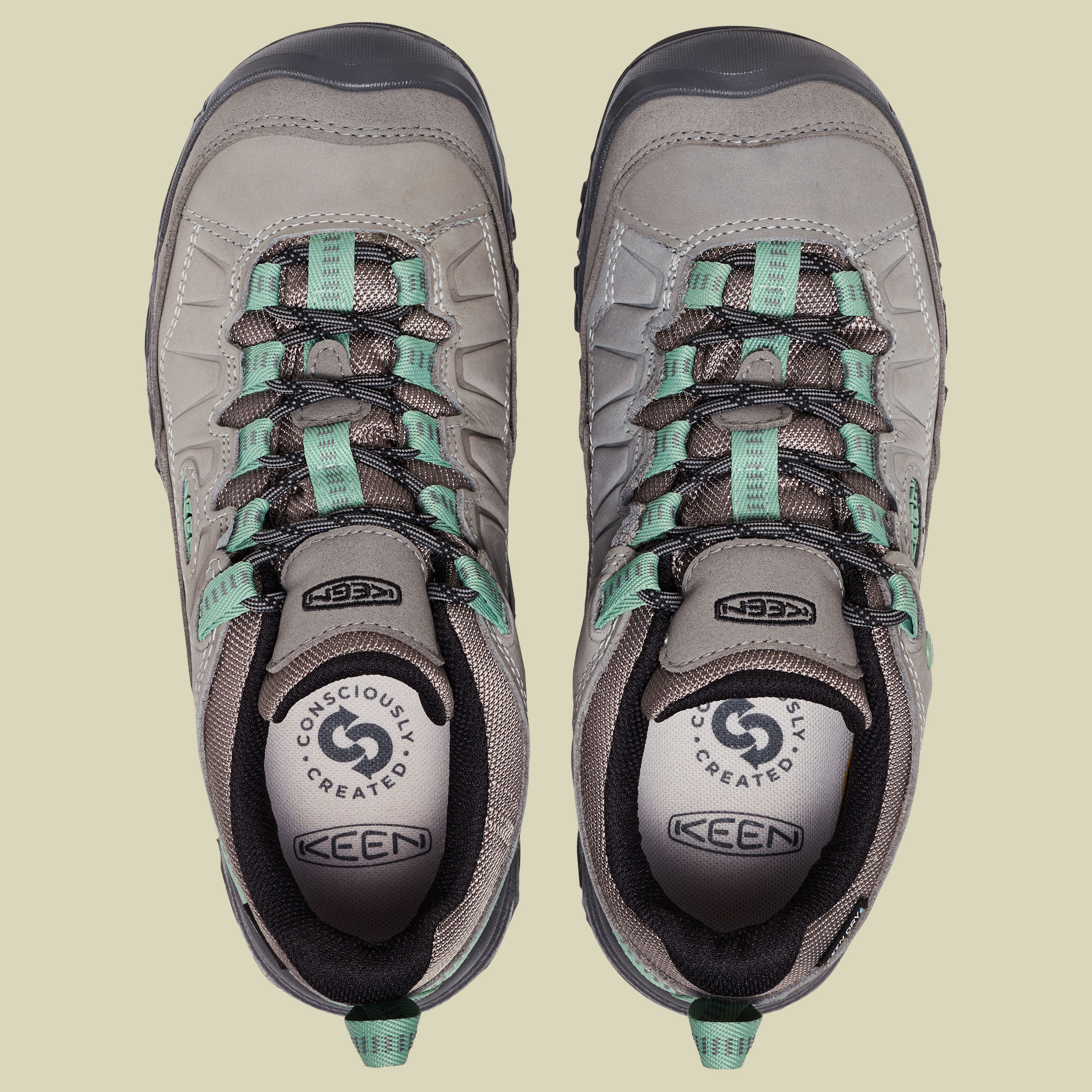 Targhee IV WP Women UK 8,5 grau - alloy/granite green