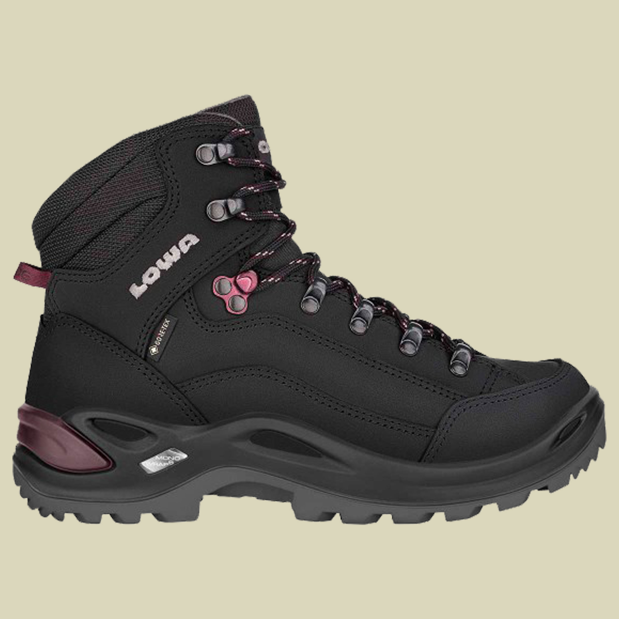 Renegade GTX Mid Women Größe UK 7,5  Farbe schwarz/pflaume