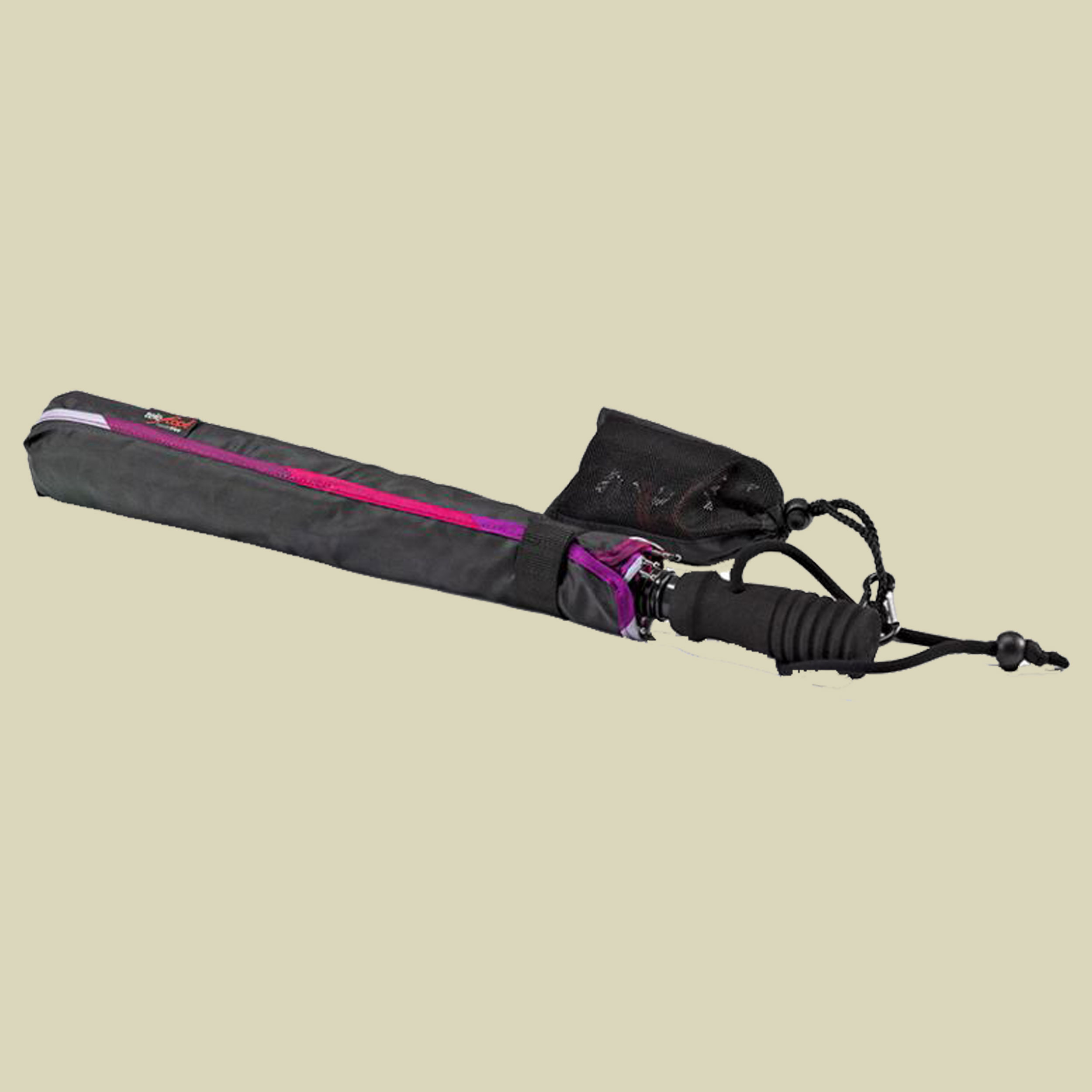 Telescope handsfree Trekking Regenschirm one size mehrfarbig - lila/rot/grau