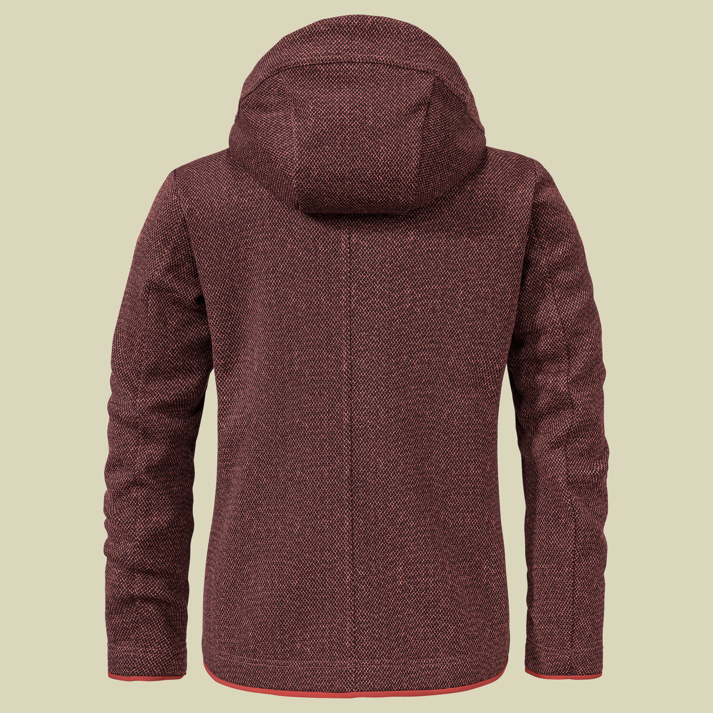 Fleece Hoody Aurora L Women Größe 42 Farbe burlwood