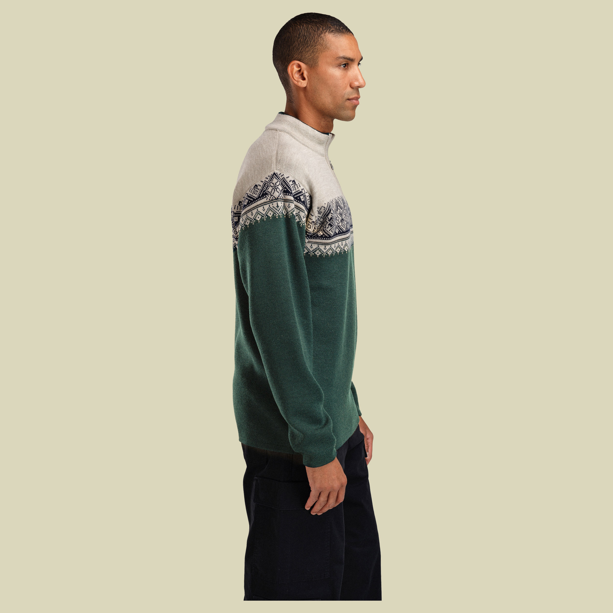 Moritz Sweater Men grün XL - pine green/sand mel/marine