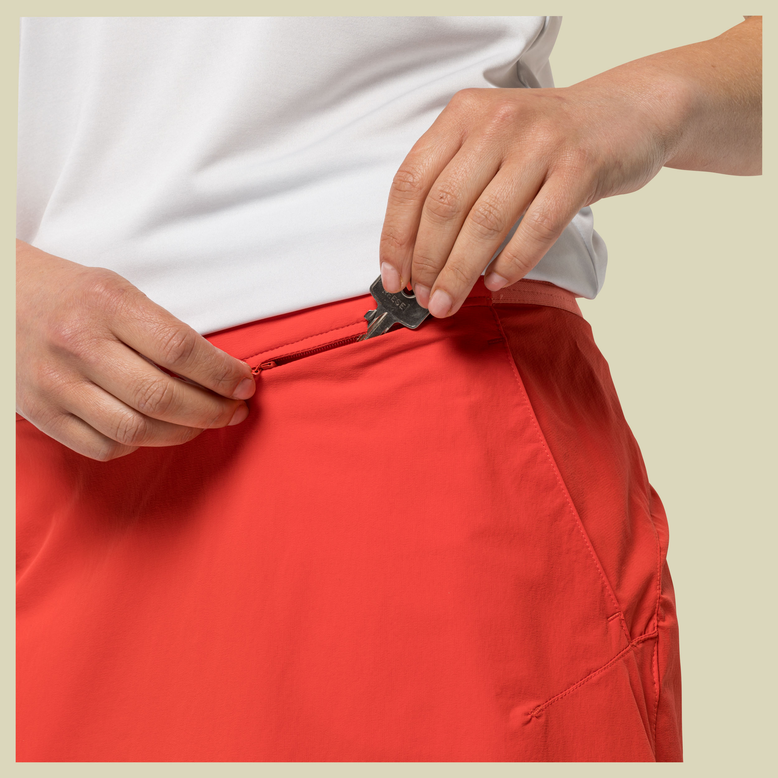 Hilltop Trail Skort Women Größe 40 Farbe tango orange