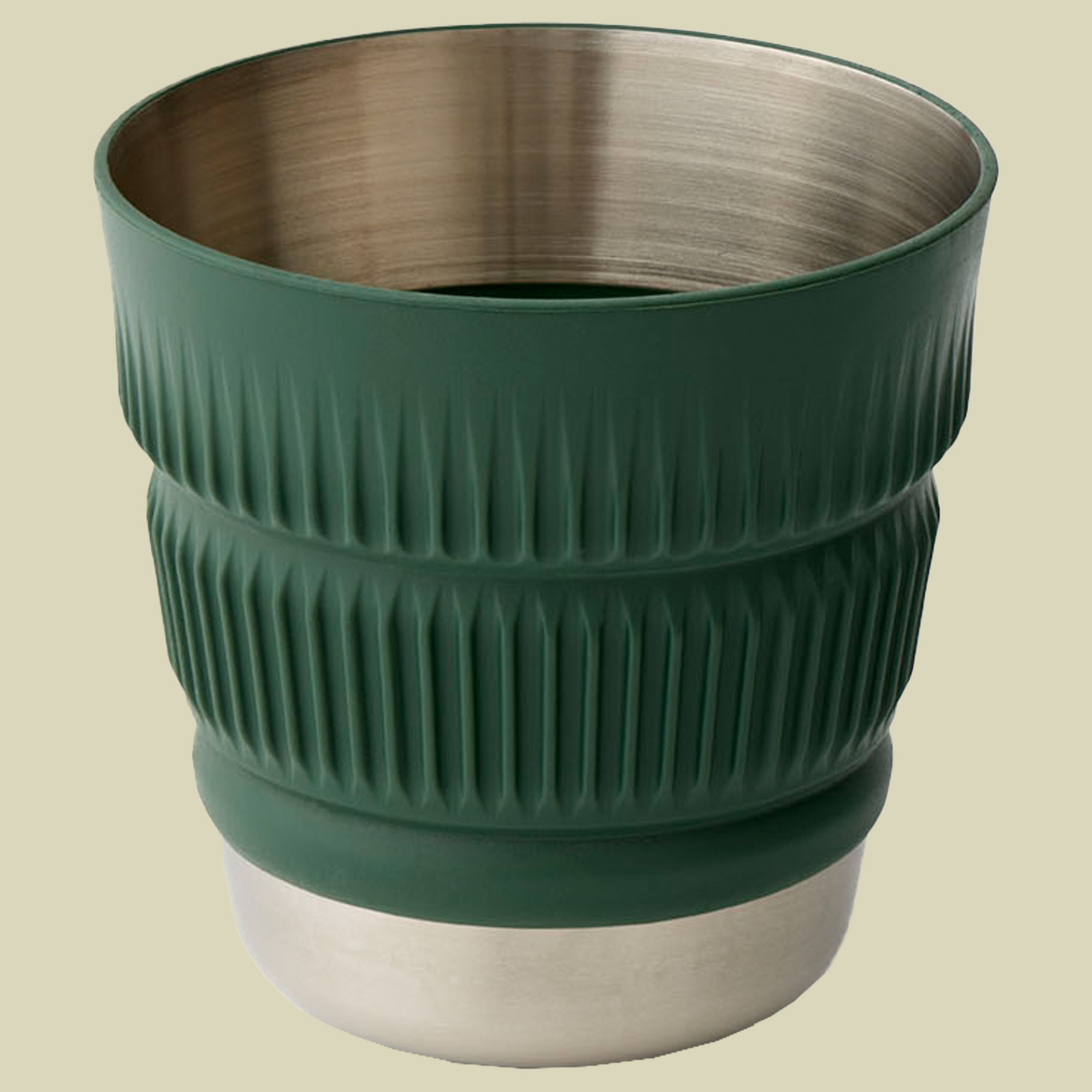 Detour Stainless Steel Collapsible Mug 475ml grün - laurel wreath green