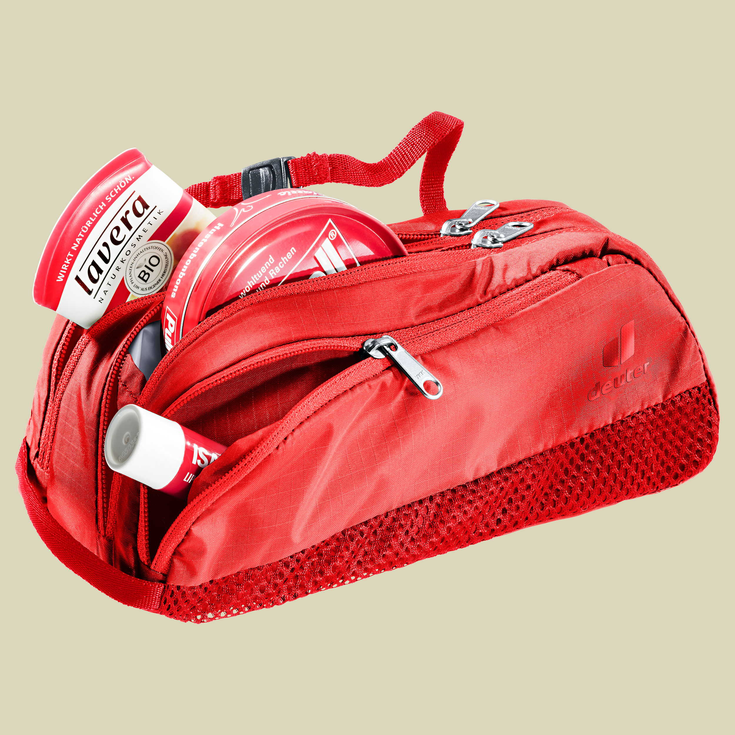 Wash Bag Tour II rot 1,0 - poppy-crimson