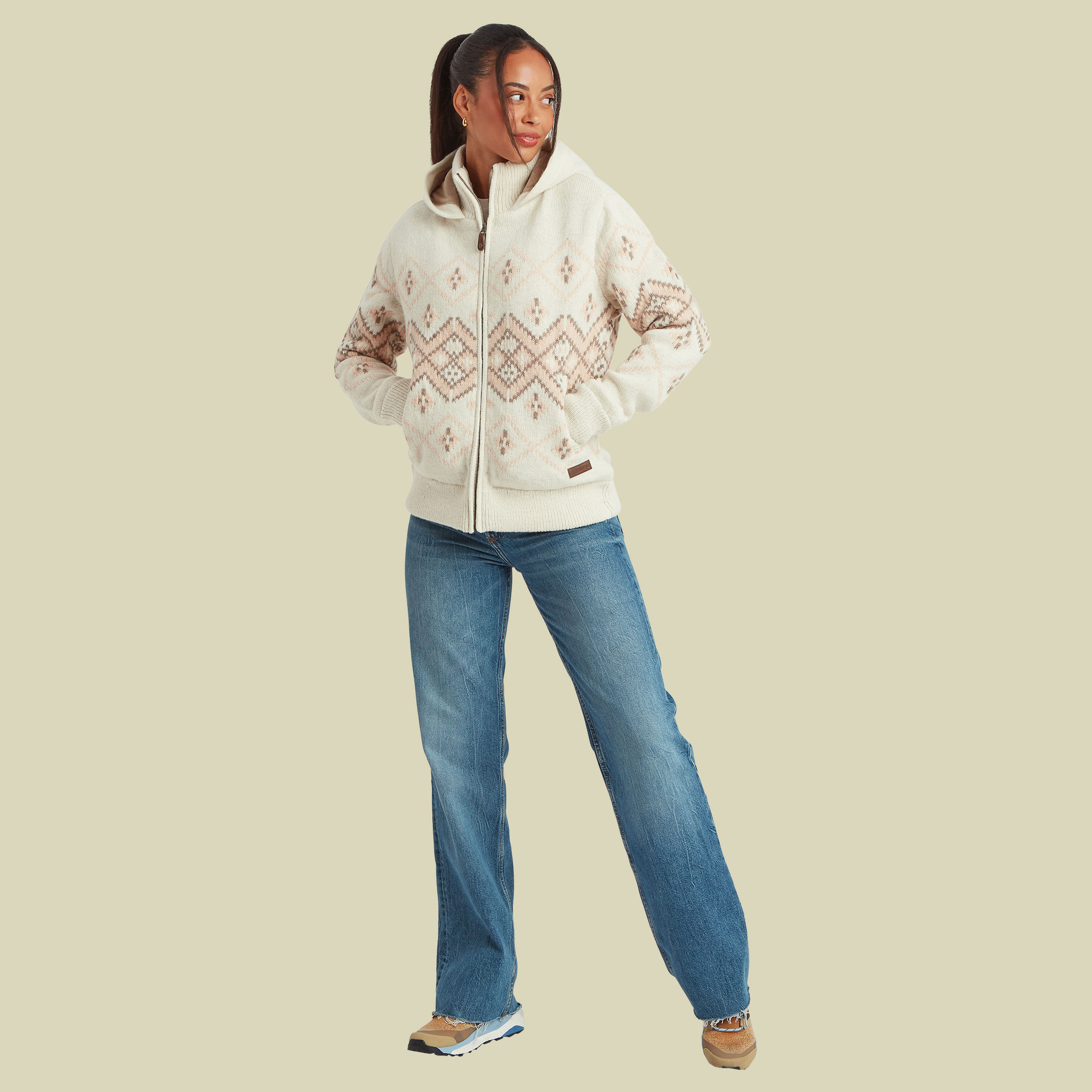 Kirtipur Sweater Women S beige2- peetho