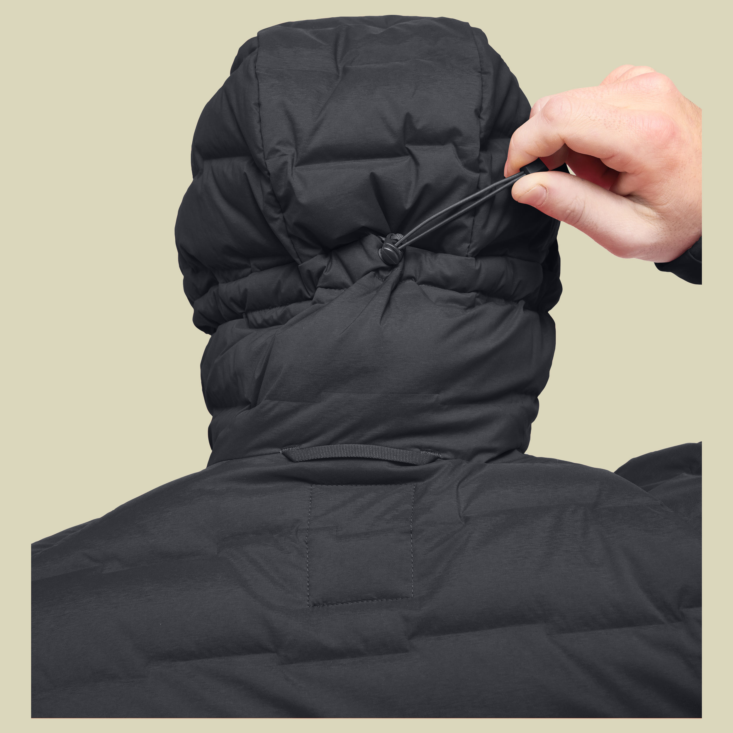 Spitz Down Hood Men XL schwarz - true black Spitz Down Hood Men XL schwarz - true black